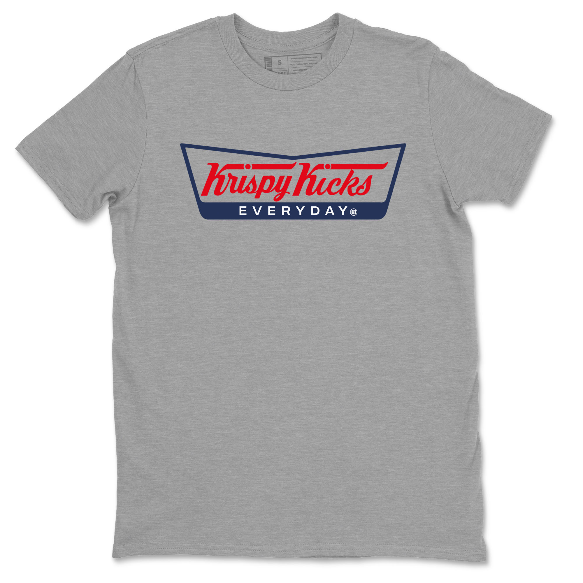 Krispy Kicks snkmatch Tees - Air Jordan 6 White And Midnight Navy