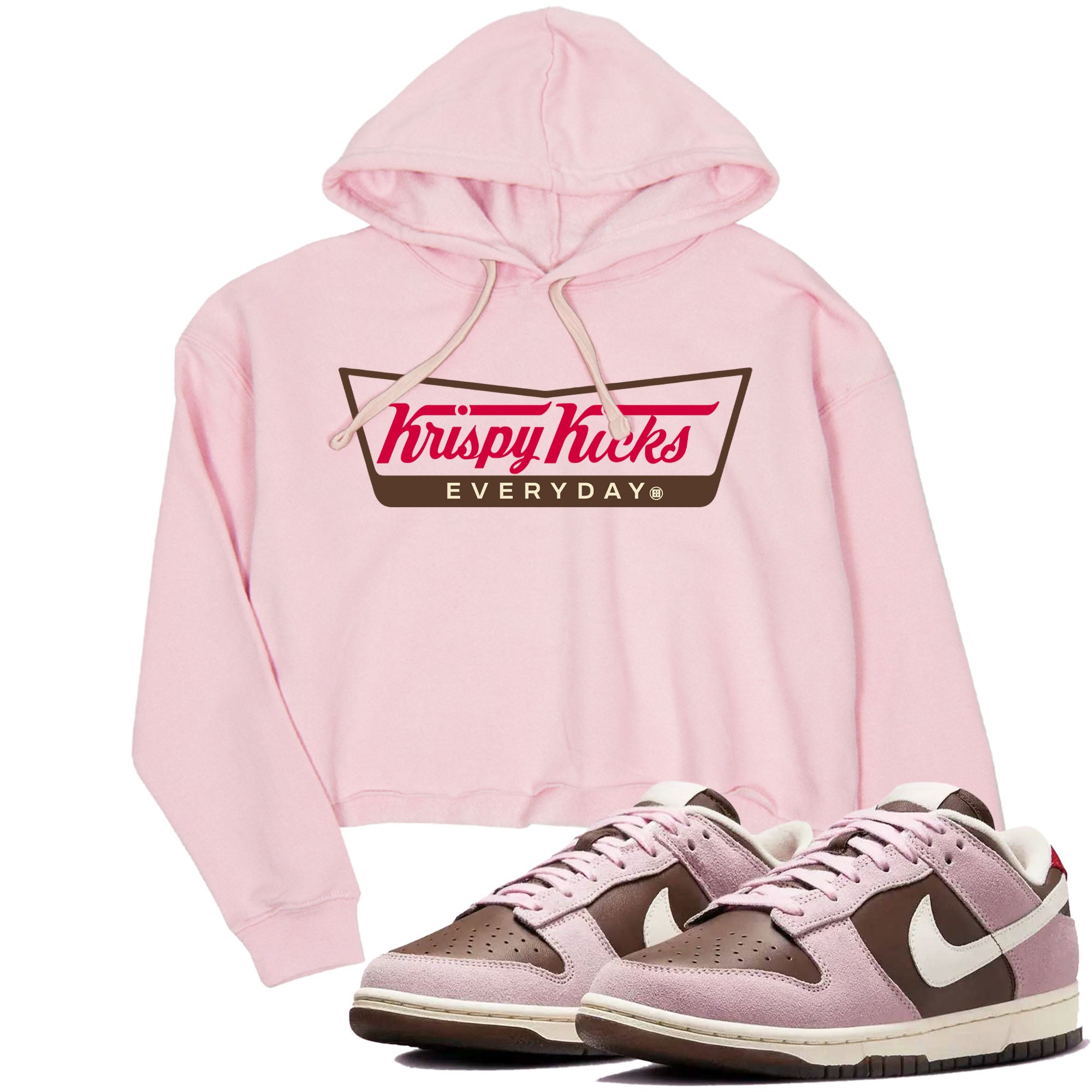 Krispy Kicks snkmatch Women's Top - Dunk Cacao Wow And Pink Foam