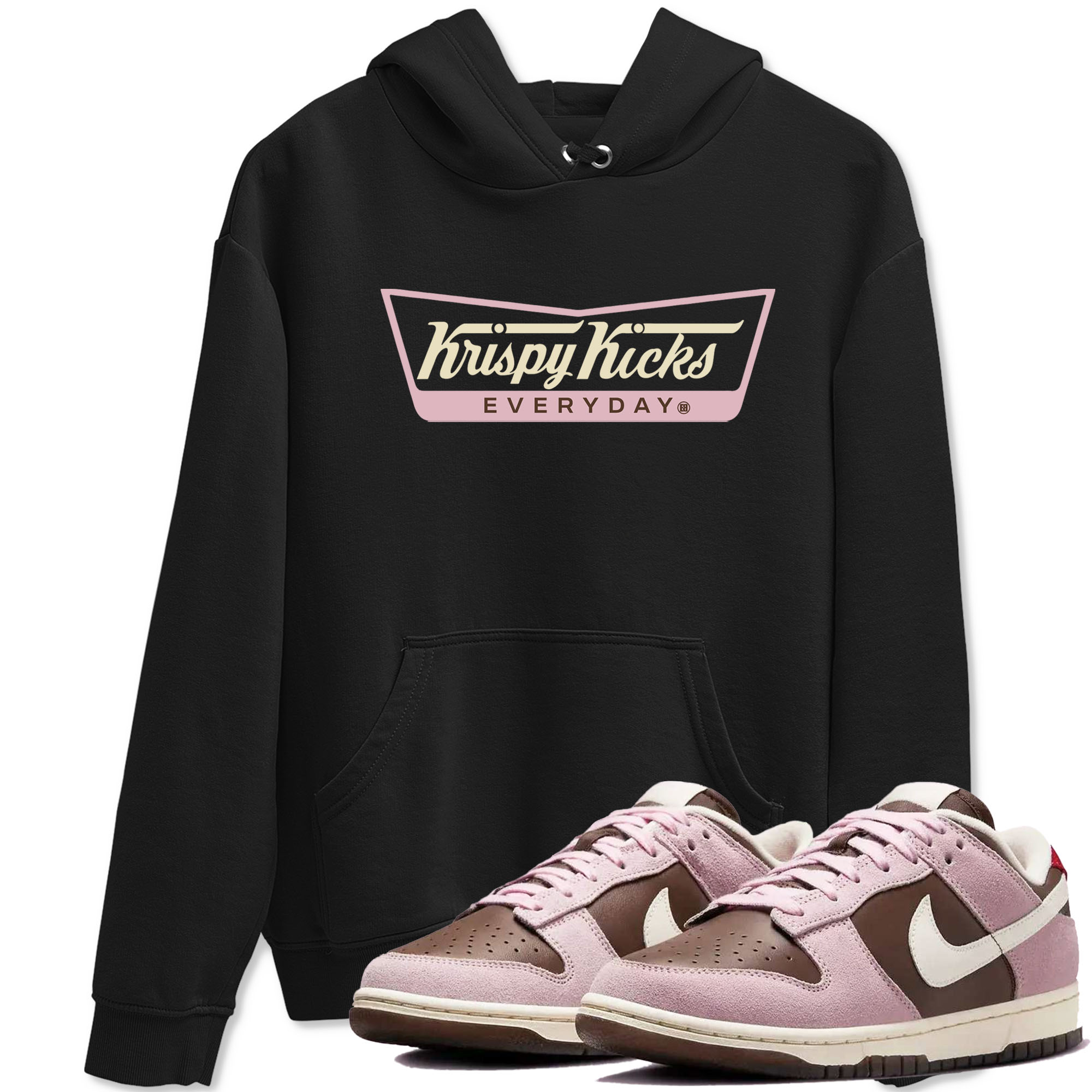 Krispy Kicks snkmatch Tees - Dunk Cacao Wow And Pink Foam