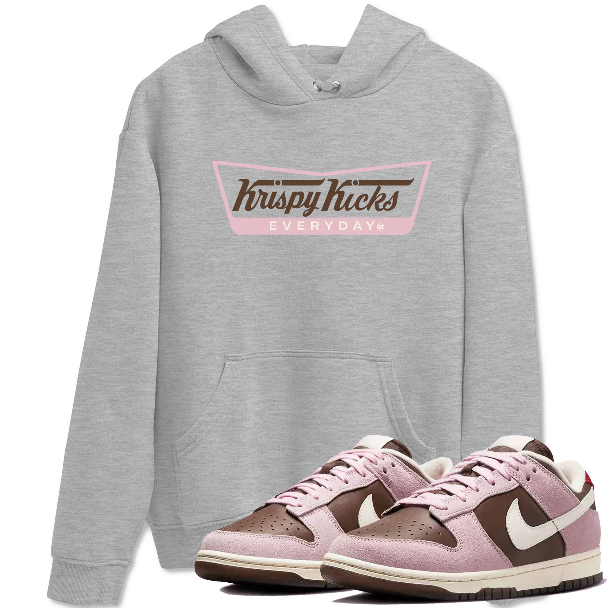 Krispy Kicks snkmatch Tees - Dunk Cacao Wow And Pink Foam