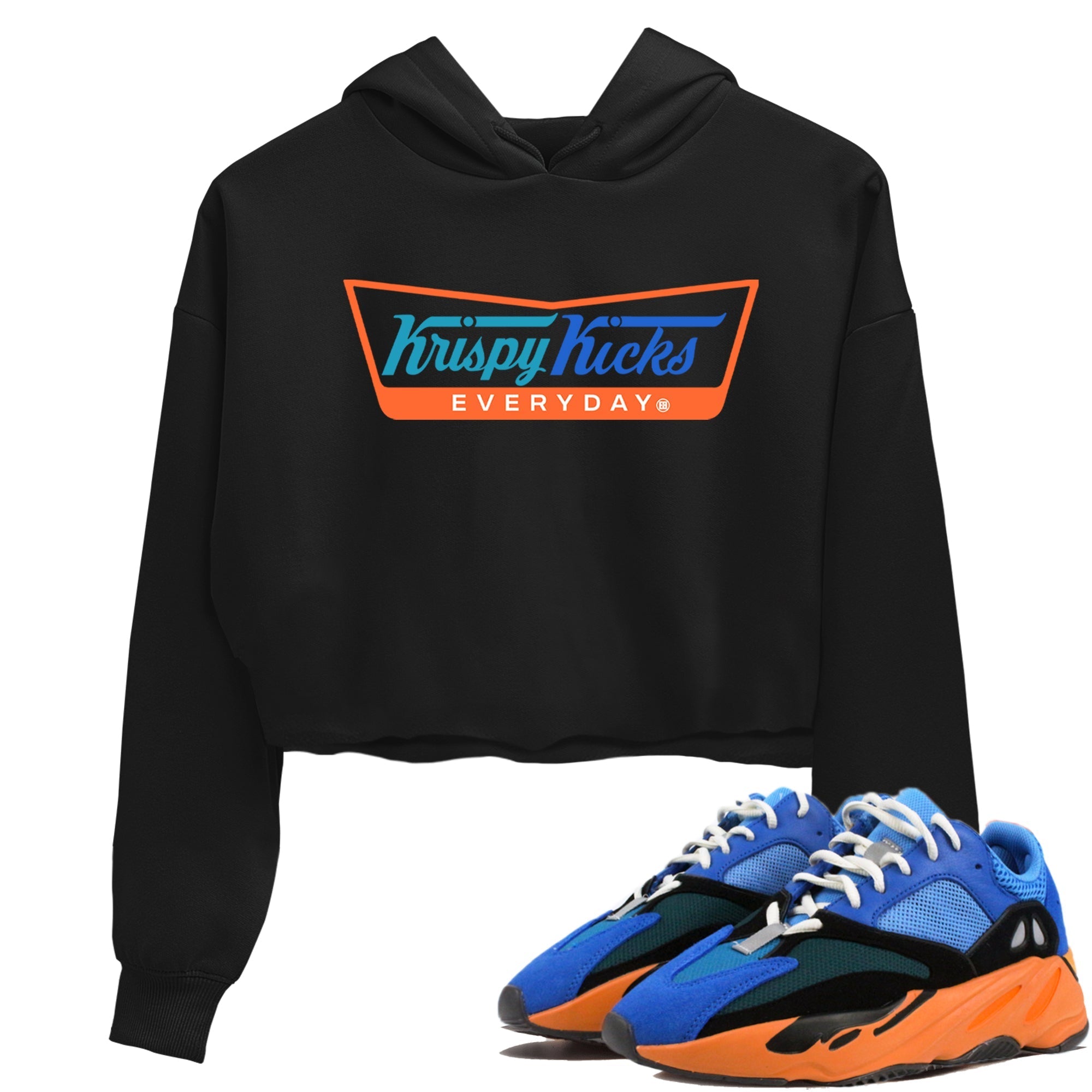 Krispy Kicks snkmatch Women's Top - Yeezy 700 Bright Blue