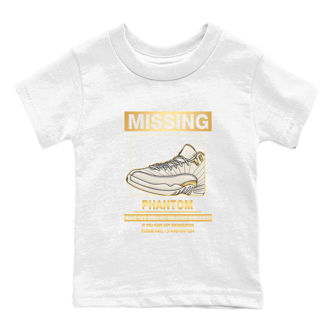 Missing snkmatch snkmatch Tees Kids - Air Jordan 12 Phantom