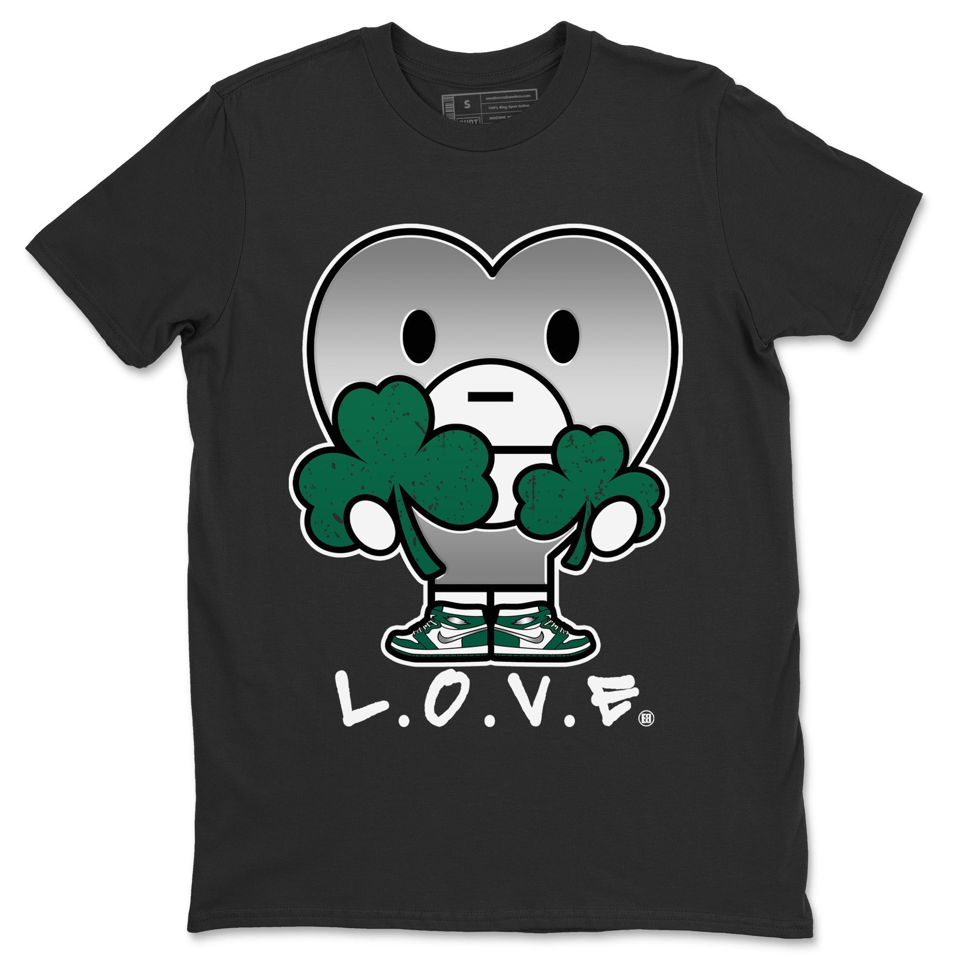 L.O.V.E Unisex Tops - Air Jordan 1 Gorge Green