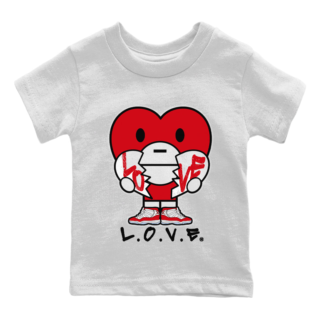L.O.V.E Kids Tops - Air Jordan 11 Cherry