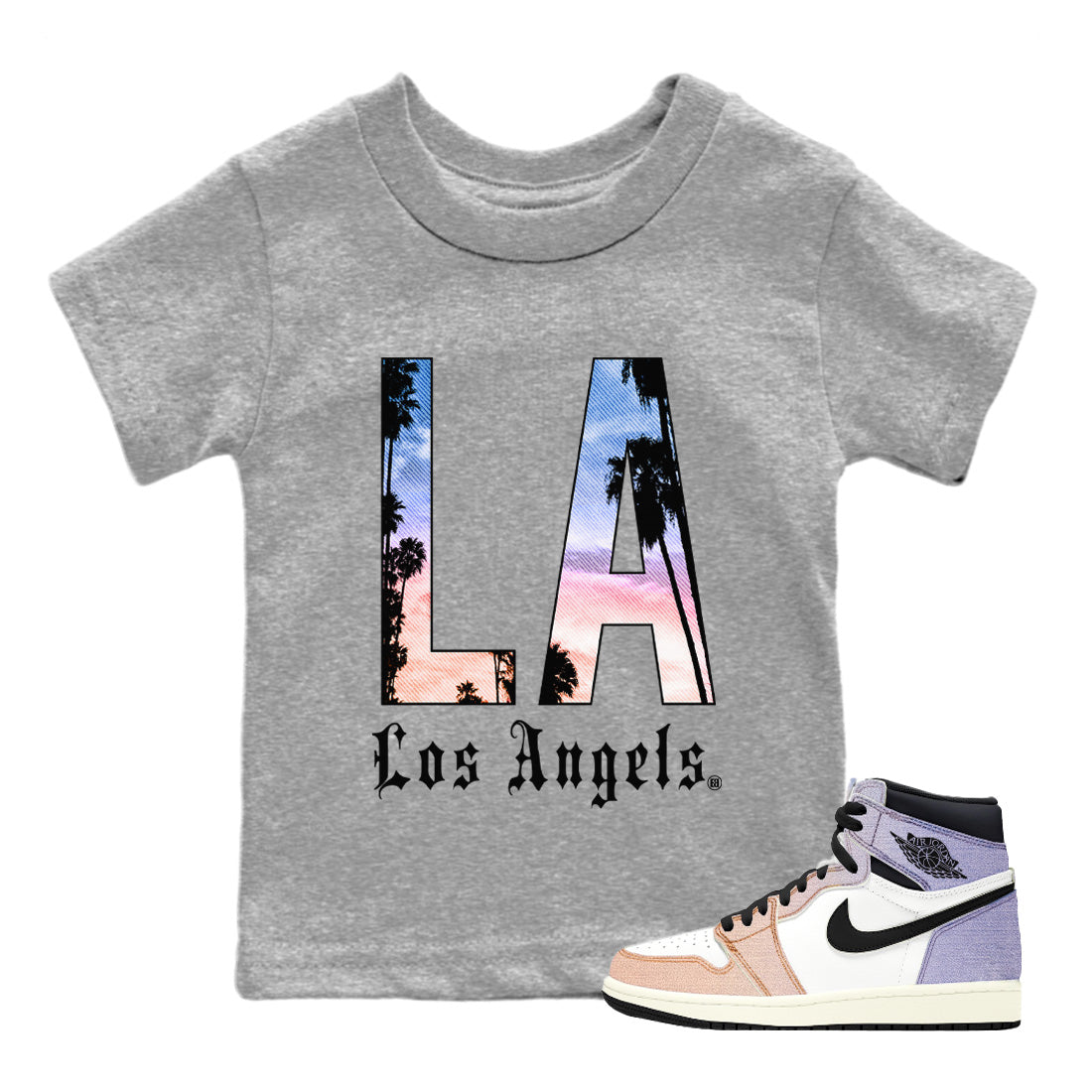 LA Los Angeles Kids Tops - Air Jordan 1 Skyline
