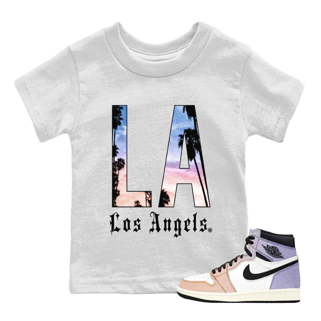 LA Los Angeles Kids Tops - Air Jordan 1 Skyline