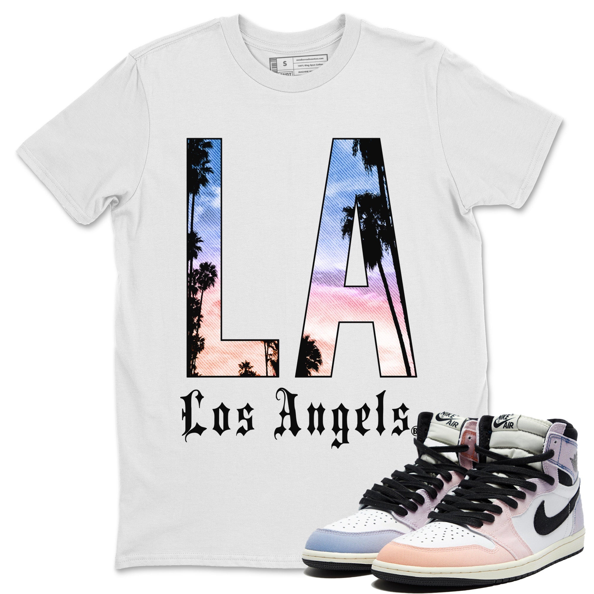 LA Los Angeles Unisex Tops - Air Jordan 1 Skyline