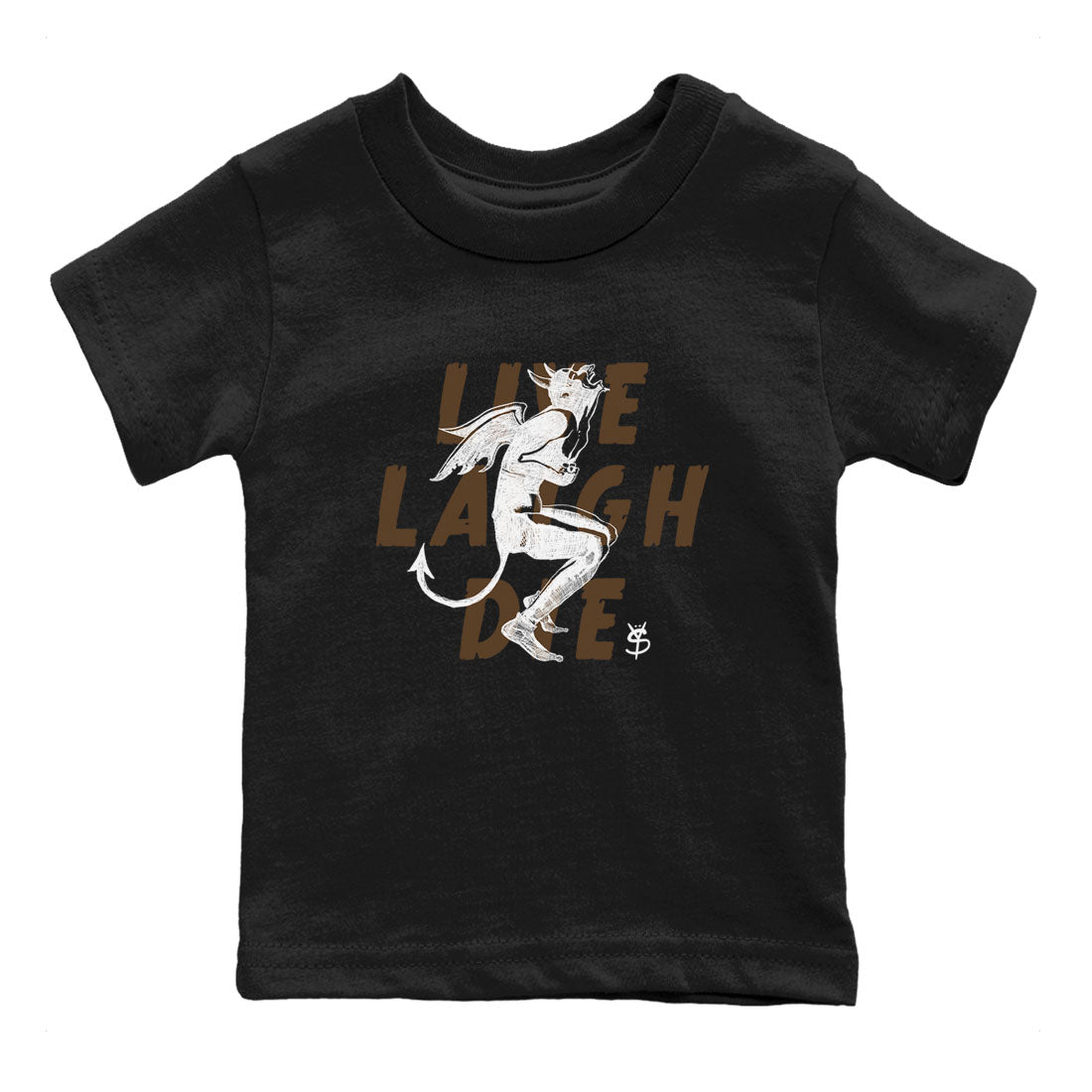 Laughing Devil snkmatch Tees Kids - Air Jordan 1 Mocha