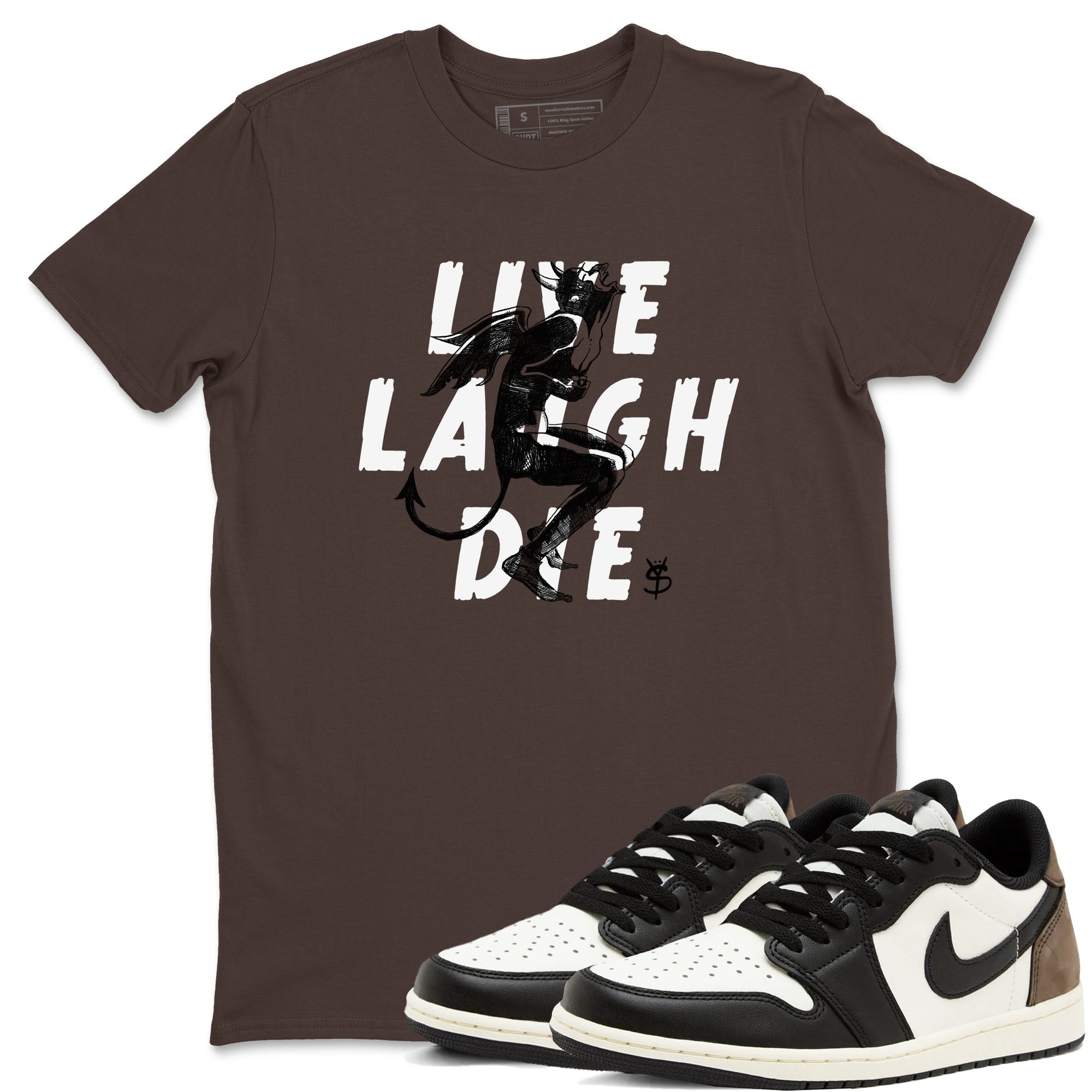 Laughing Devil snkmatch Tees - Air Jordan 1 Mocha