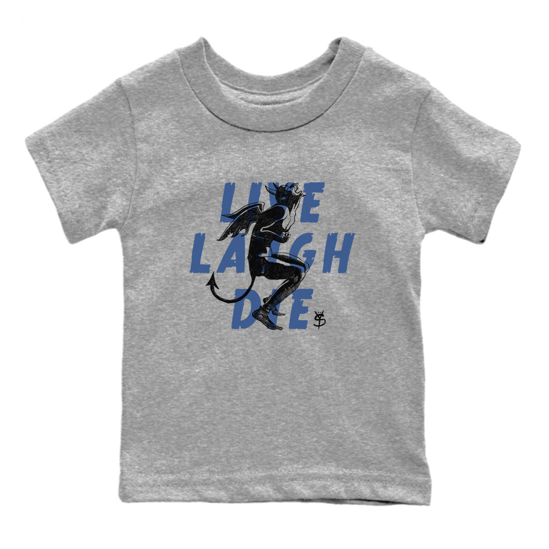 Laughing Devil snkmatch Tees Kids - Air Jordan 11 Diffused Blue