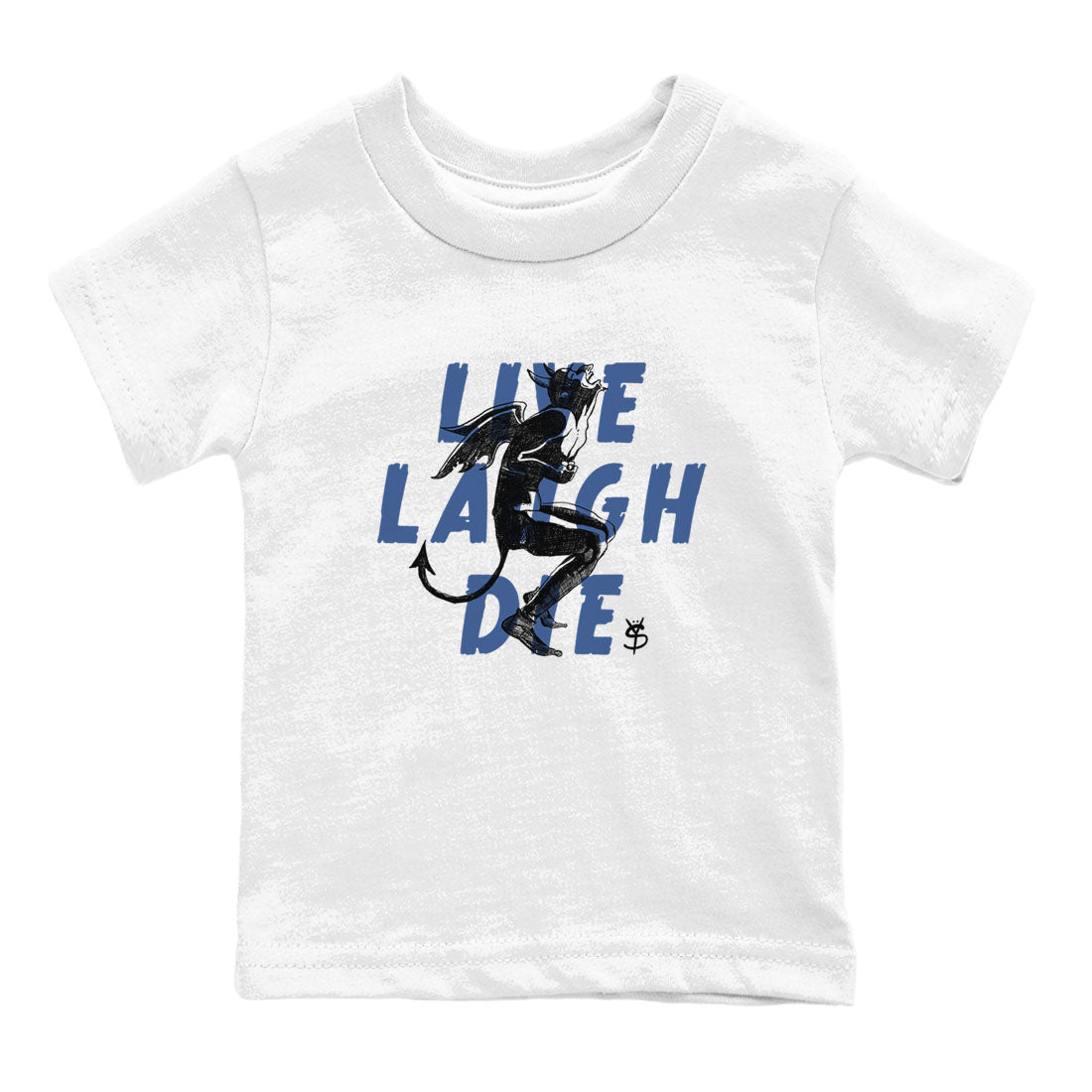 Laughing Devil snkmatch Tees Kids - Air Jordan 11 Diffused Blue