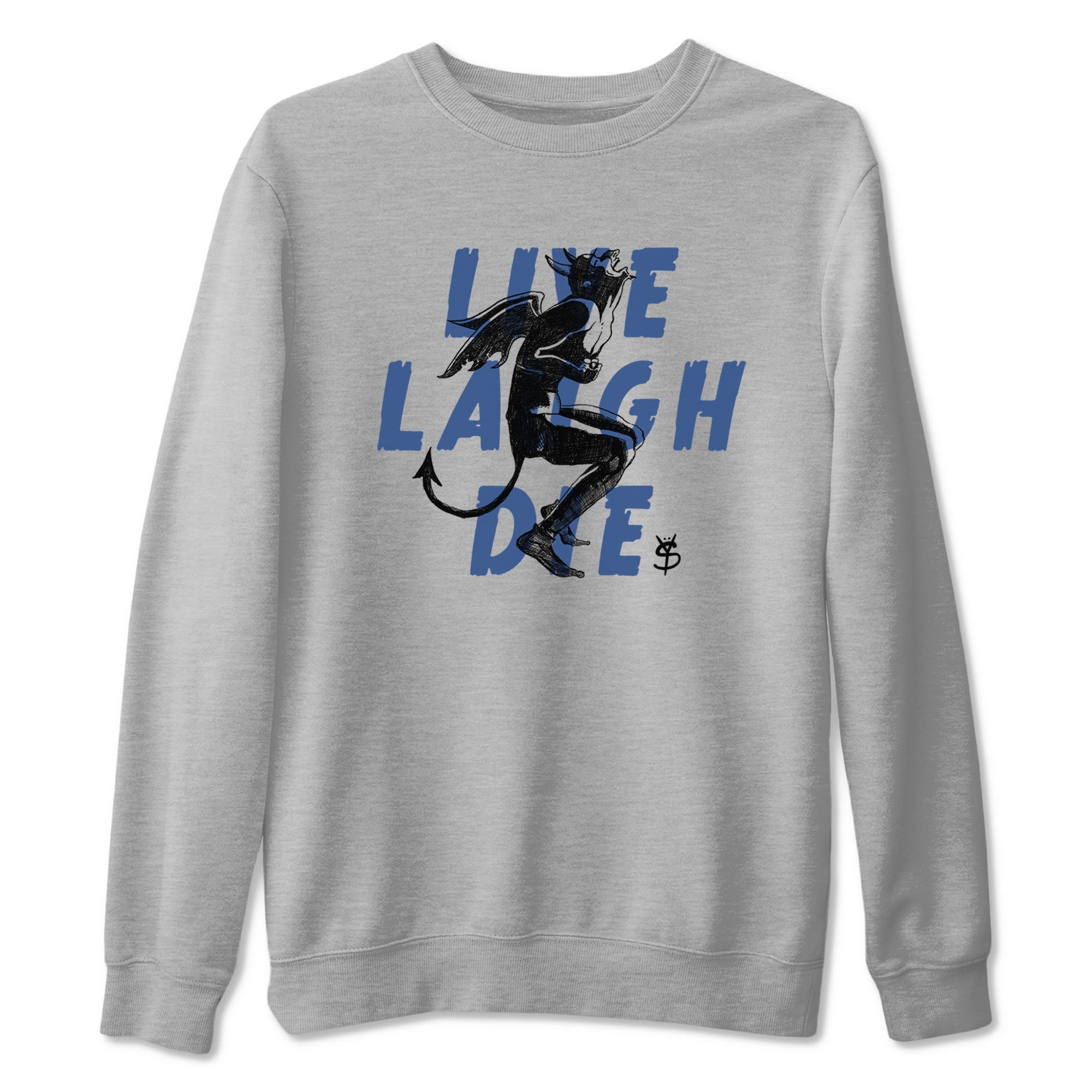 Laughing Devil snkmatch Tees - Air Jordan 11 Diffused Blue