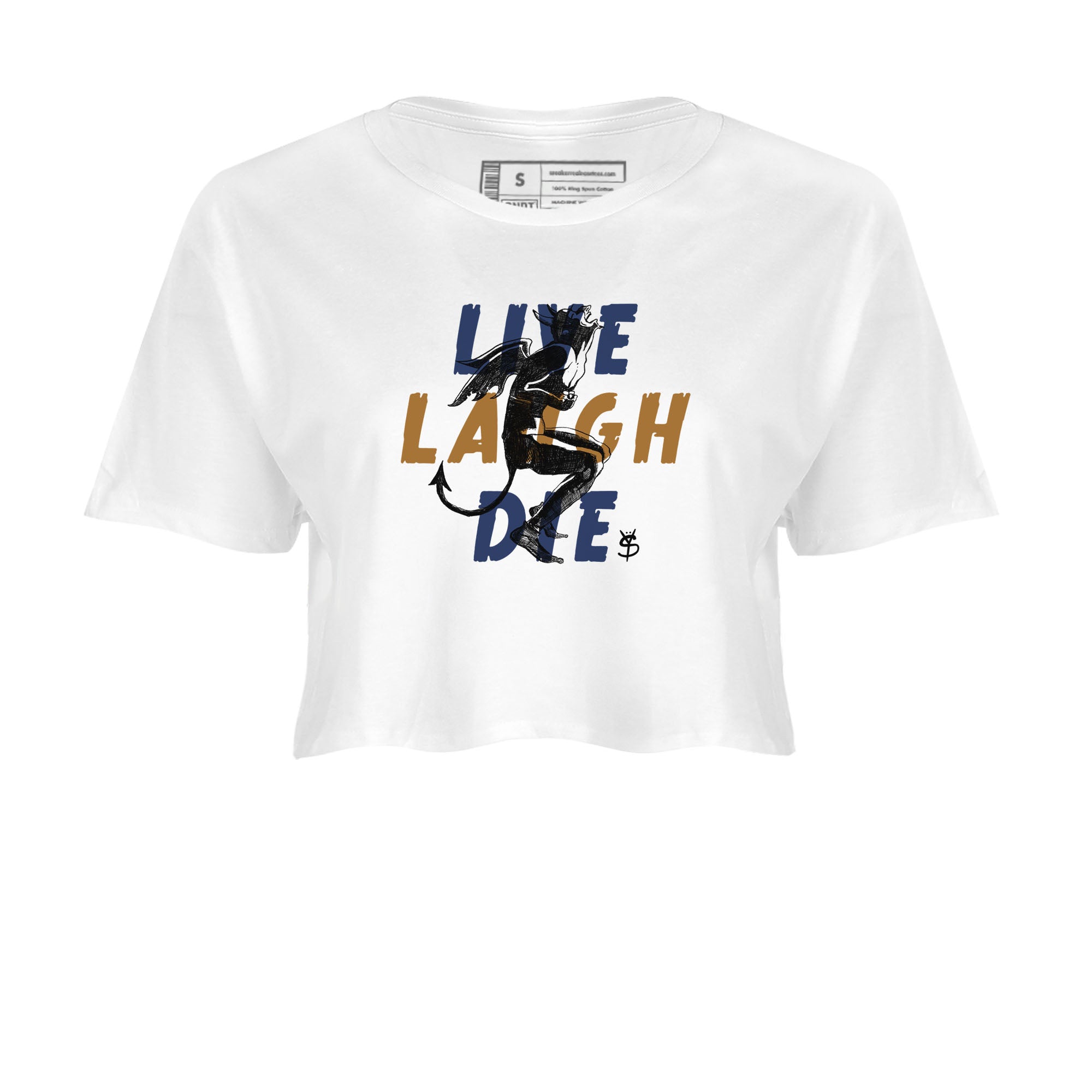 Laughing Devil snkmatch Women's Top - Air Jordan 13 Midnight Navy