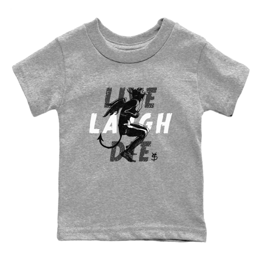 Laughing Devil snkmatch Tees Kids - Air Jordan 4 Fear