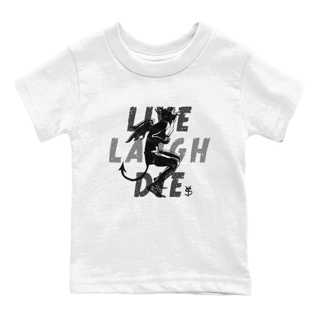 Laughing Devil snkmatch Tees Kids - Air Jordan 4 Fear