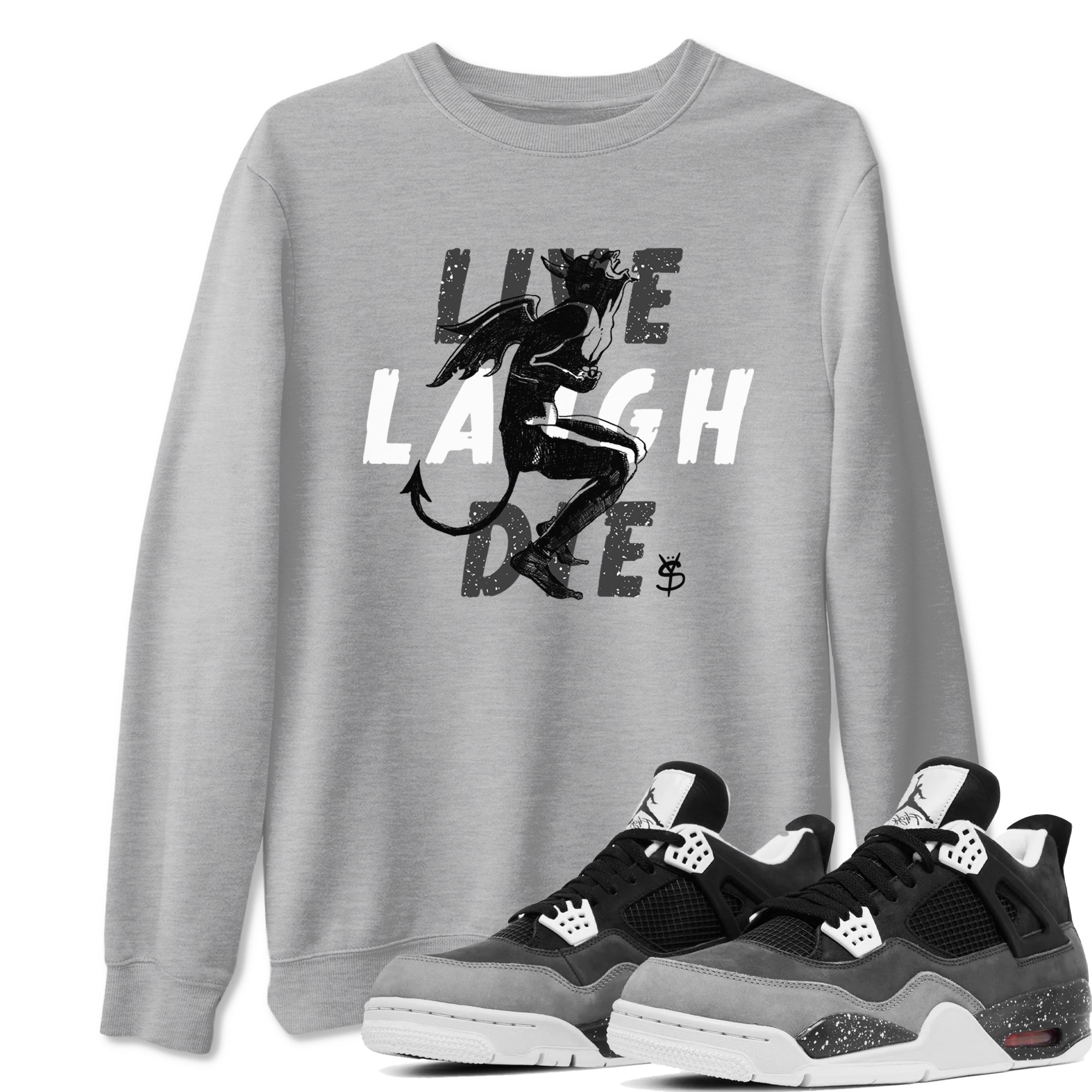 Laughing Devil snkmatch Tees - Air Jordan 4 Fear