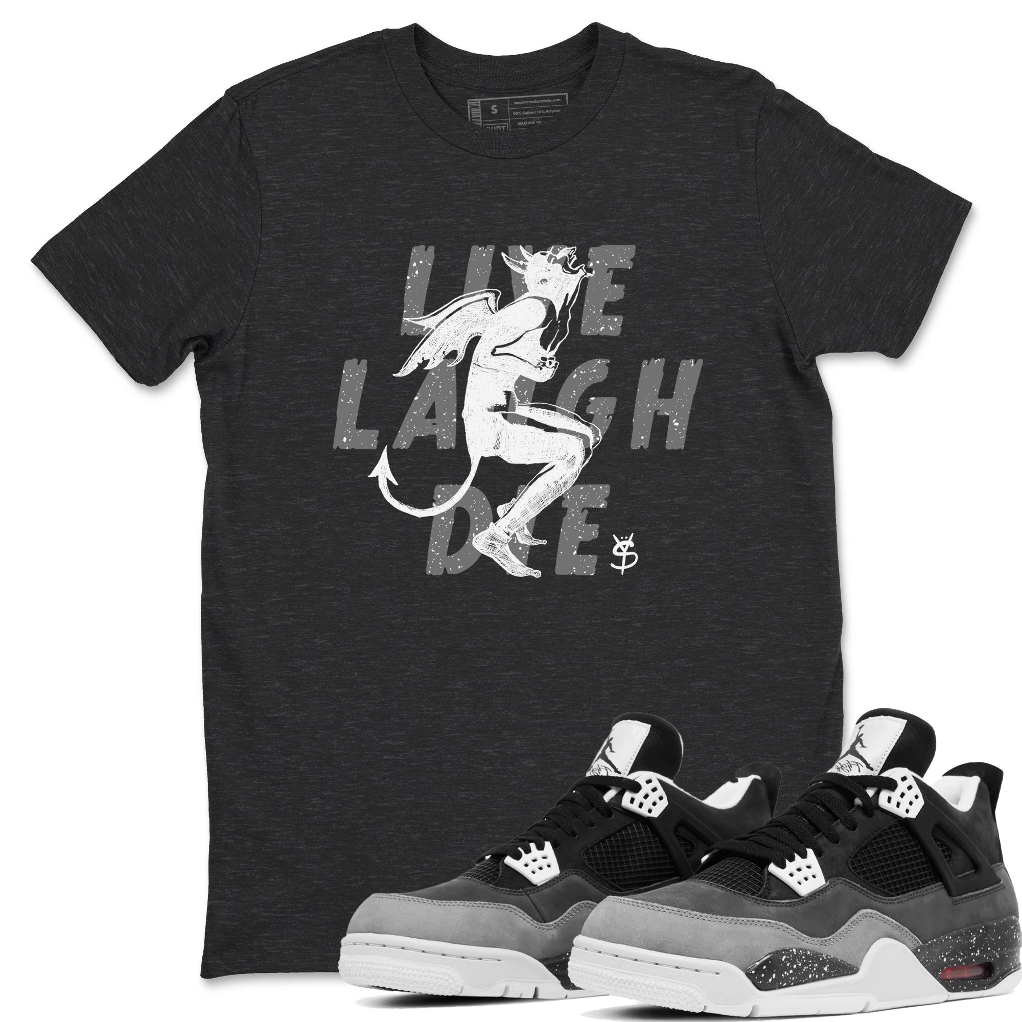 Laughing Devil snkmatch Tees - Air Jordan 4 Fear