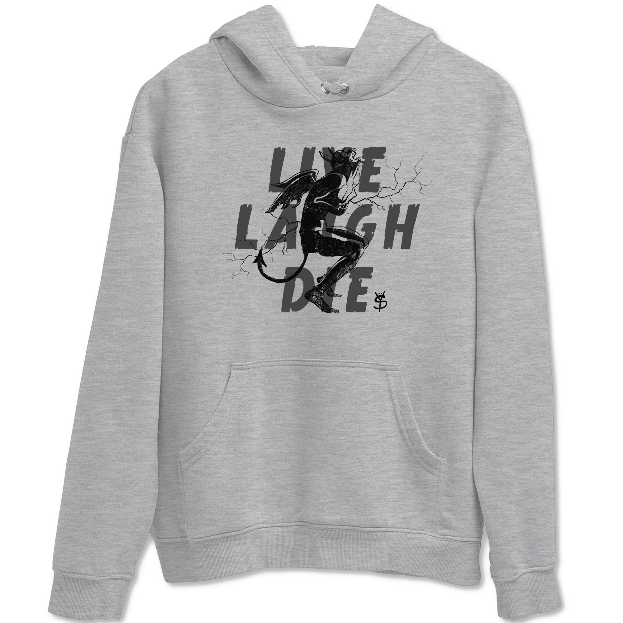 Laughing Devil snkmatch Tees - Air Jordan 4 White Thunder