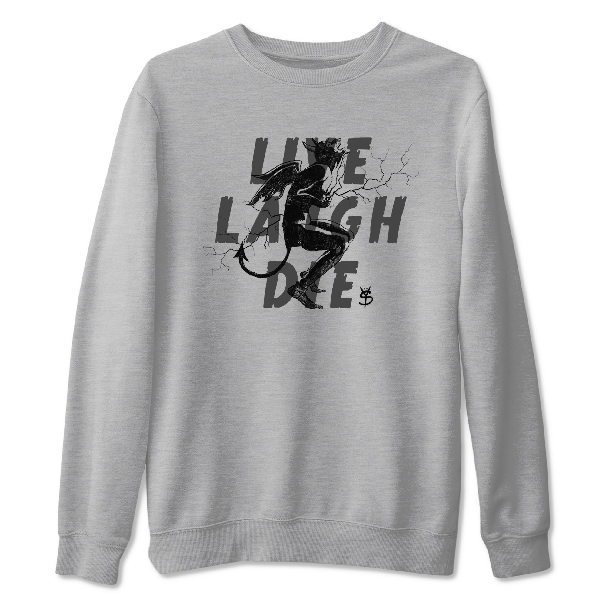 Laughing Devil snkmatch Tees - Air Jordan 4 White Thunder