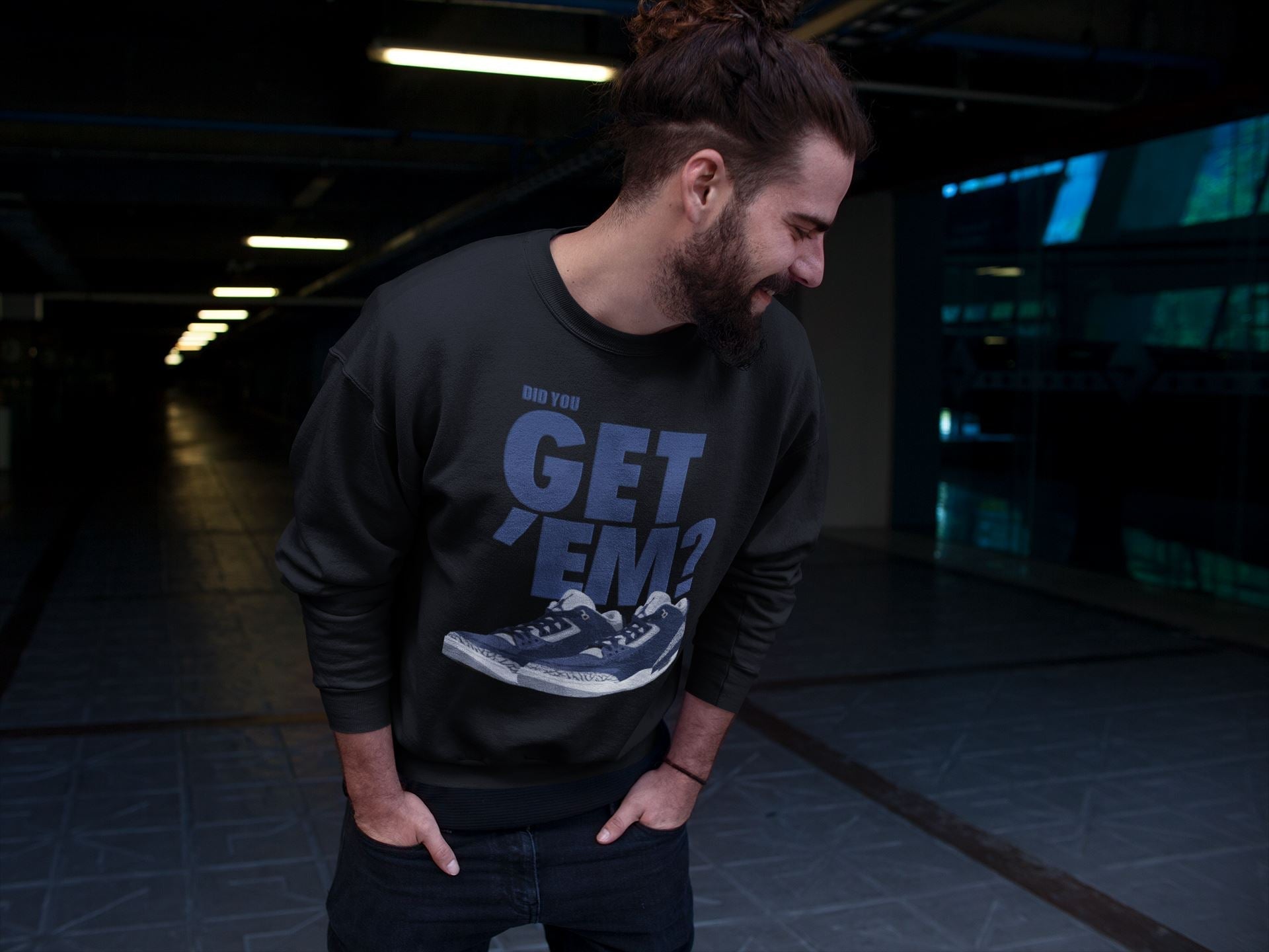 Did You Get 'Em Unisex Tops - Air Jordan 3 Midnight Navy