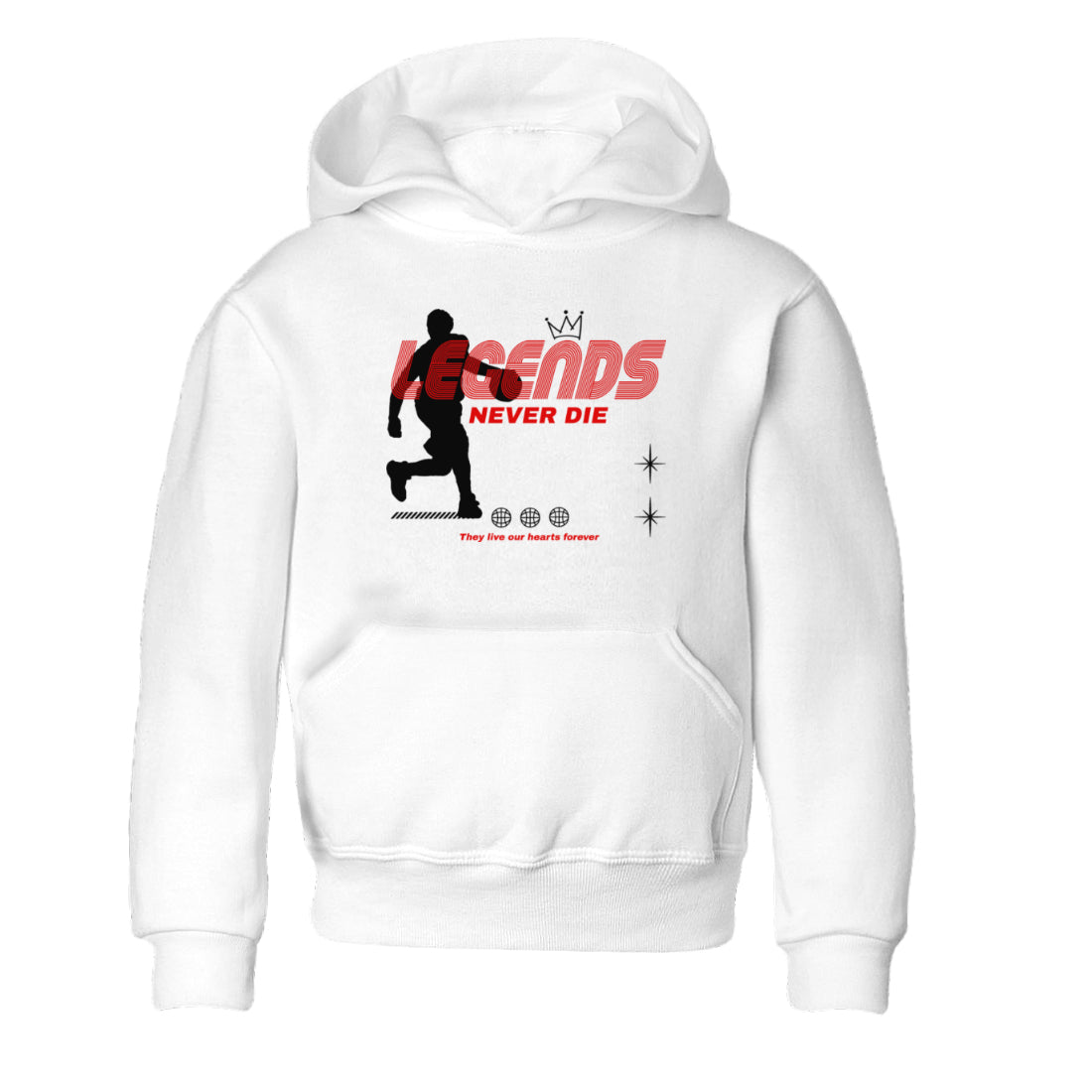 Legends Never Die snkmatch Tees Kids - Air Jordan 1 Black Toe Reimagined