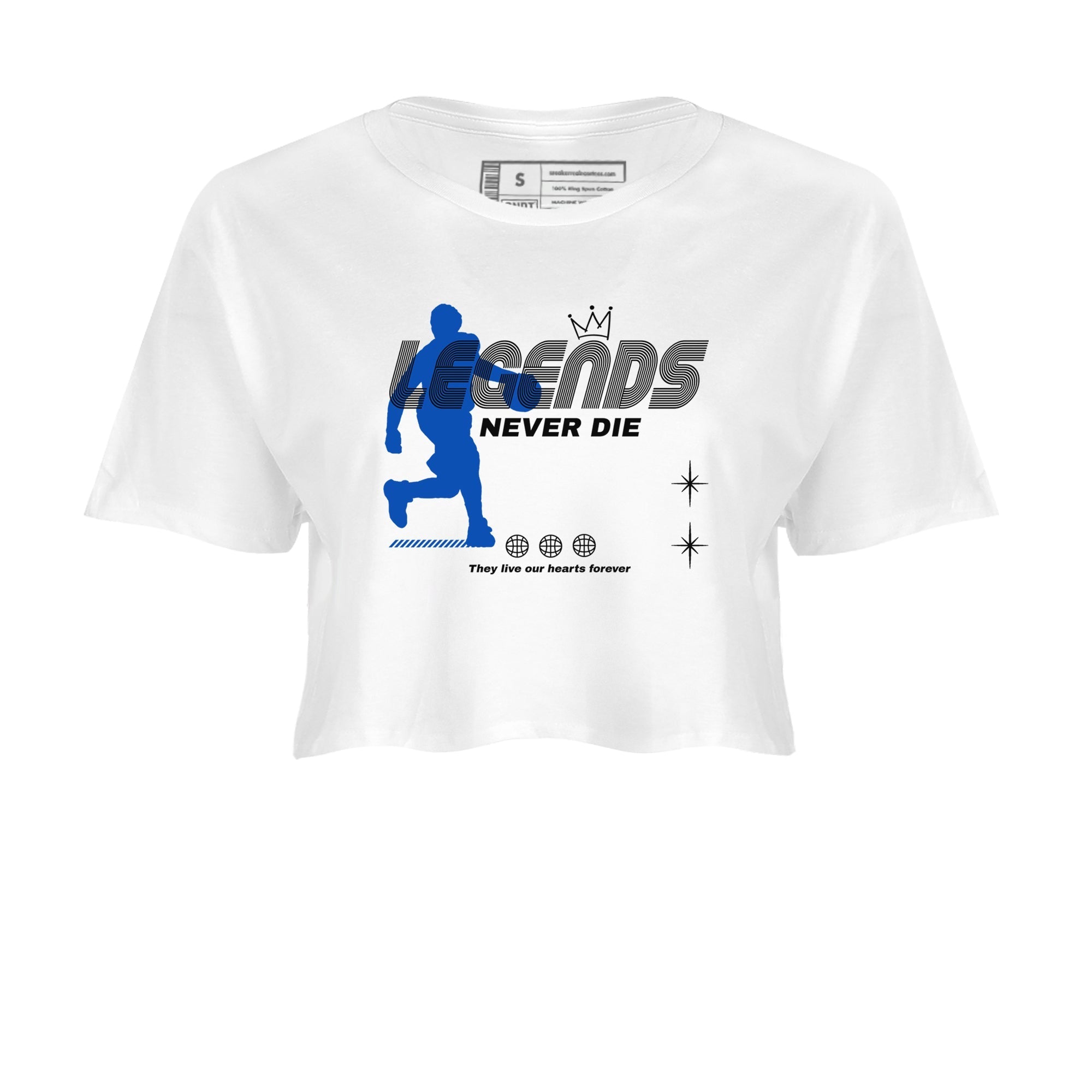 Legends Never Die snkmatch Women's Top - Air Jordan 1 Game Royal