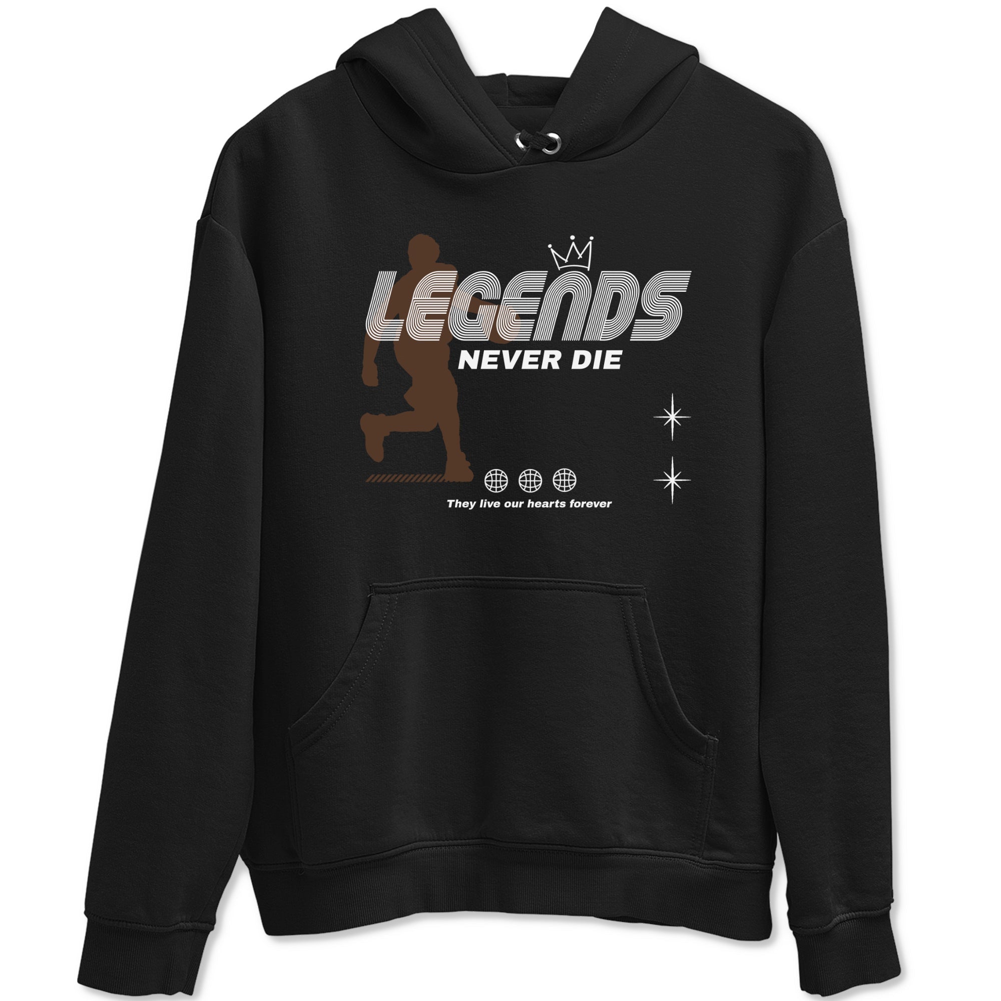 Legends Never Die snkmatch Tees - Air Jordan 12 Baroque Brown