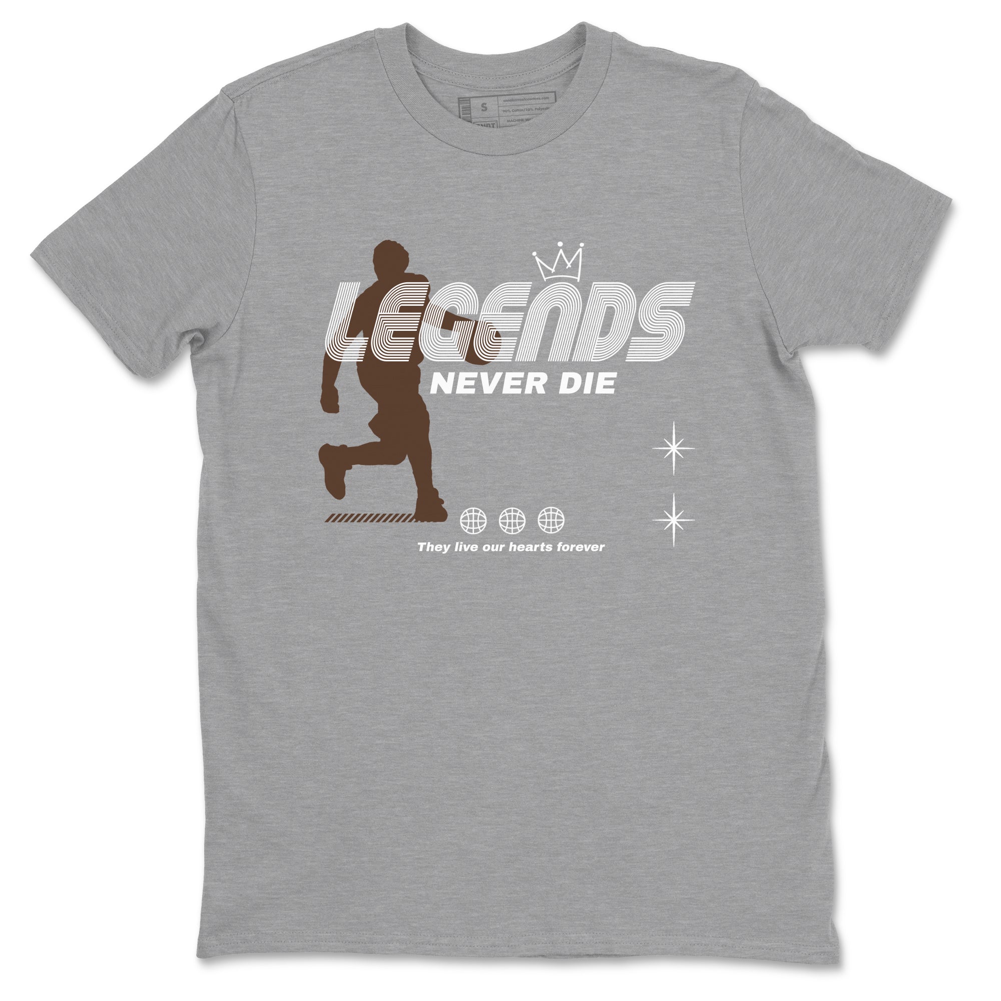 Legends Never Die snkmatch Tees - Air Jordan 12 Baroque Brown