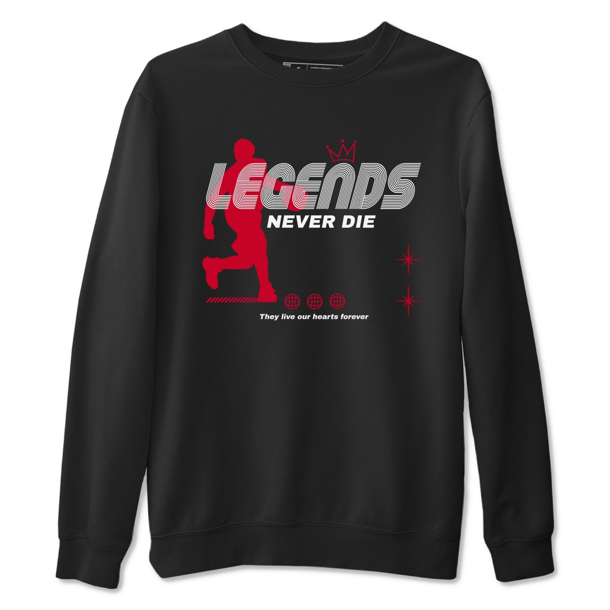 Legends Never Die snkmatch Tees - Air Jordan 12 Flu Game