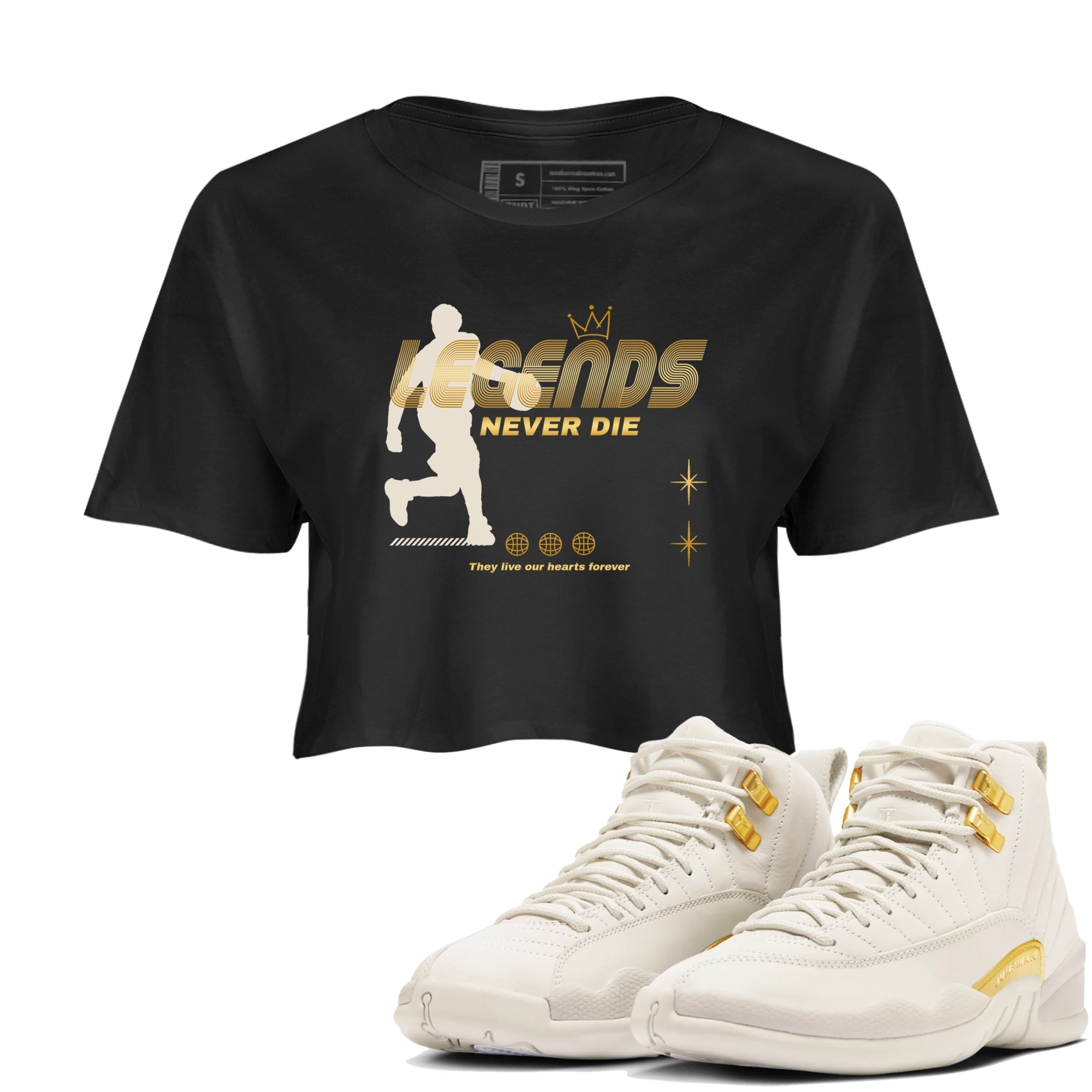 Legends Never Die snkmatch Women's Top - Air Jordan 12 Phantom