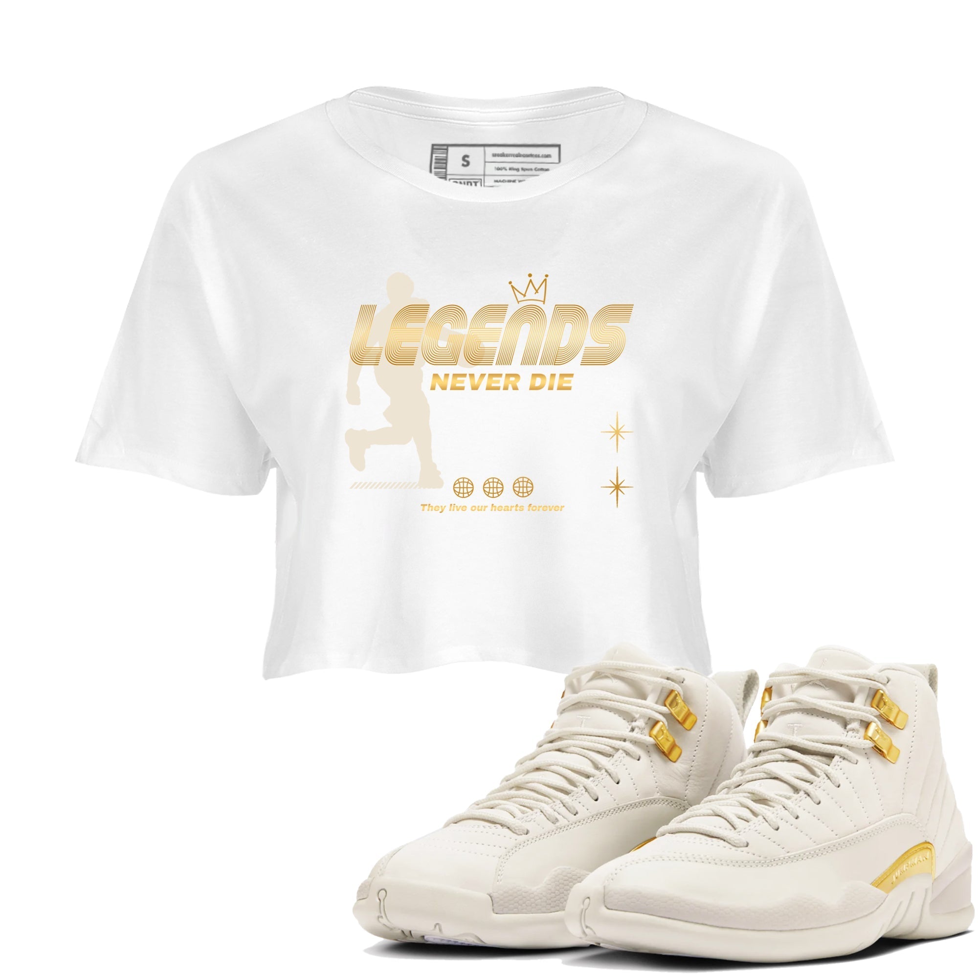 Legends Never Die snkmatch Women's Top - Air Jordan 12 Phantom