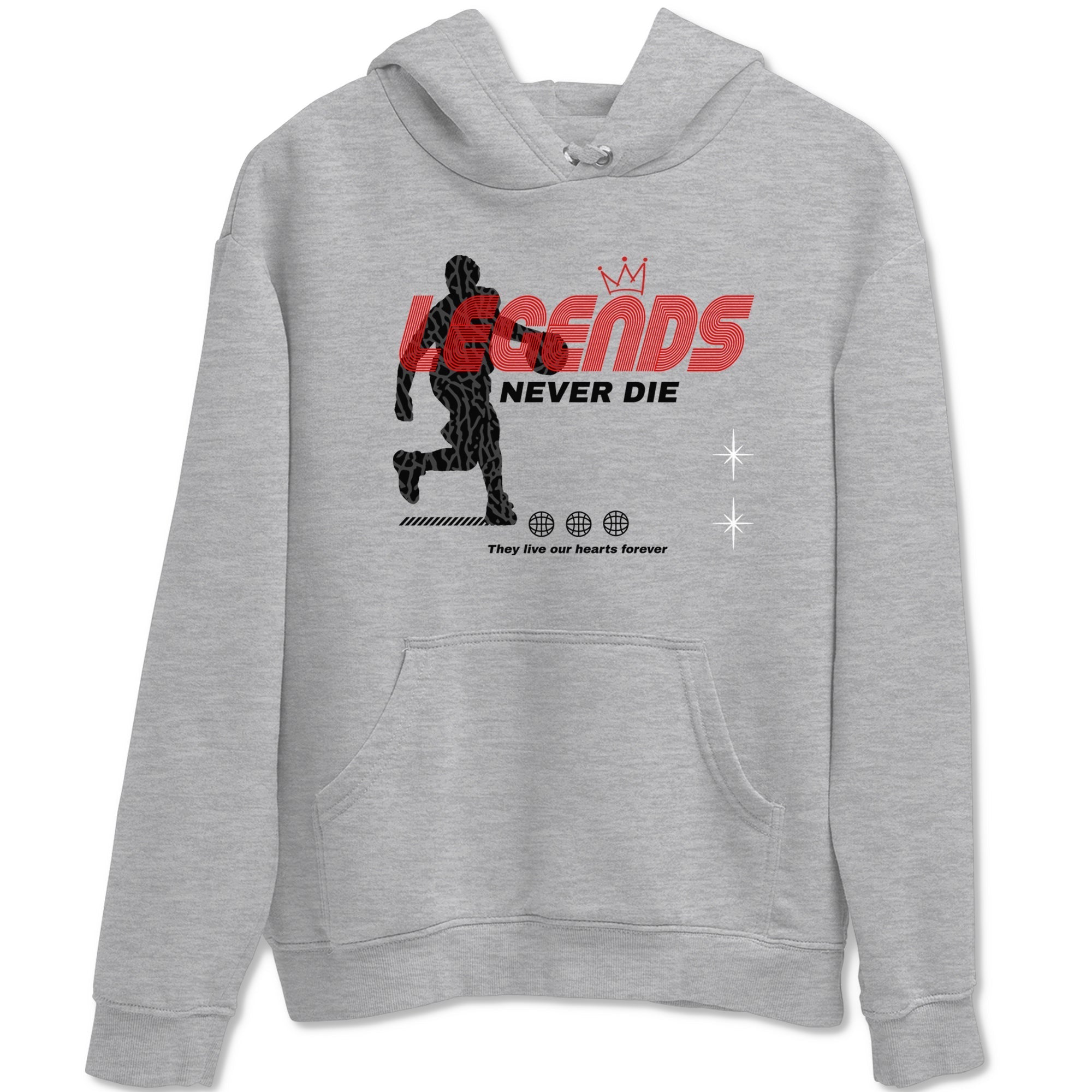 Legends Never Die snkmatch Tees - Air Jordan 3 Black Cement