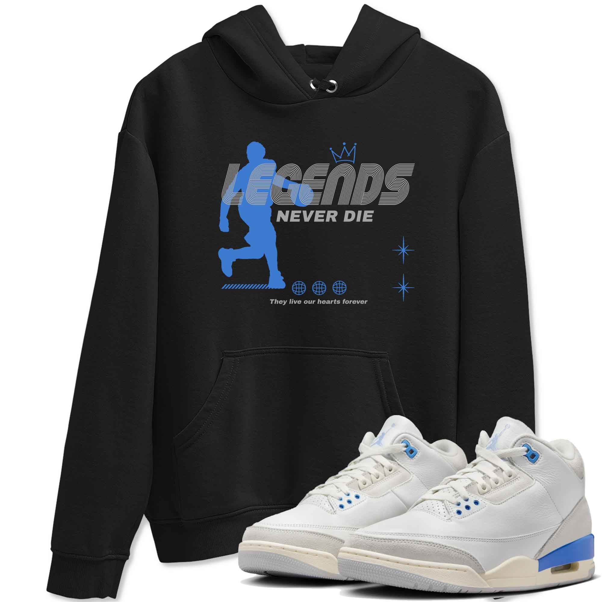 Legends Never Die snkmatch Tees - Air Jordan 3 Lucky Shorts