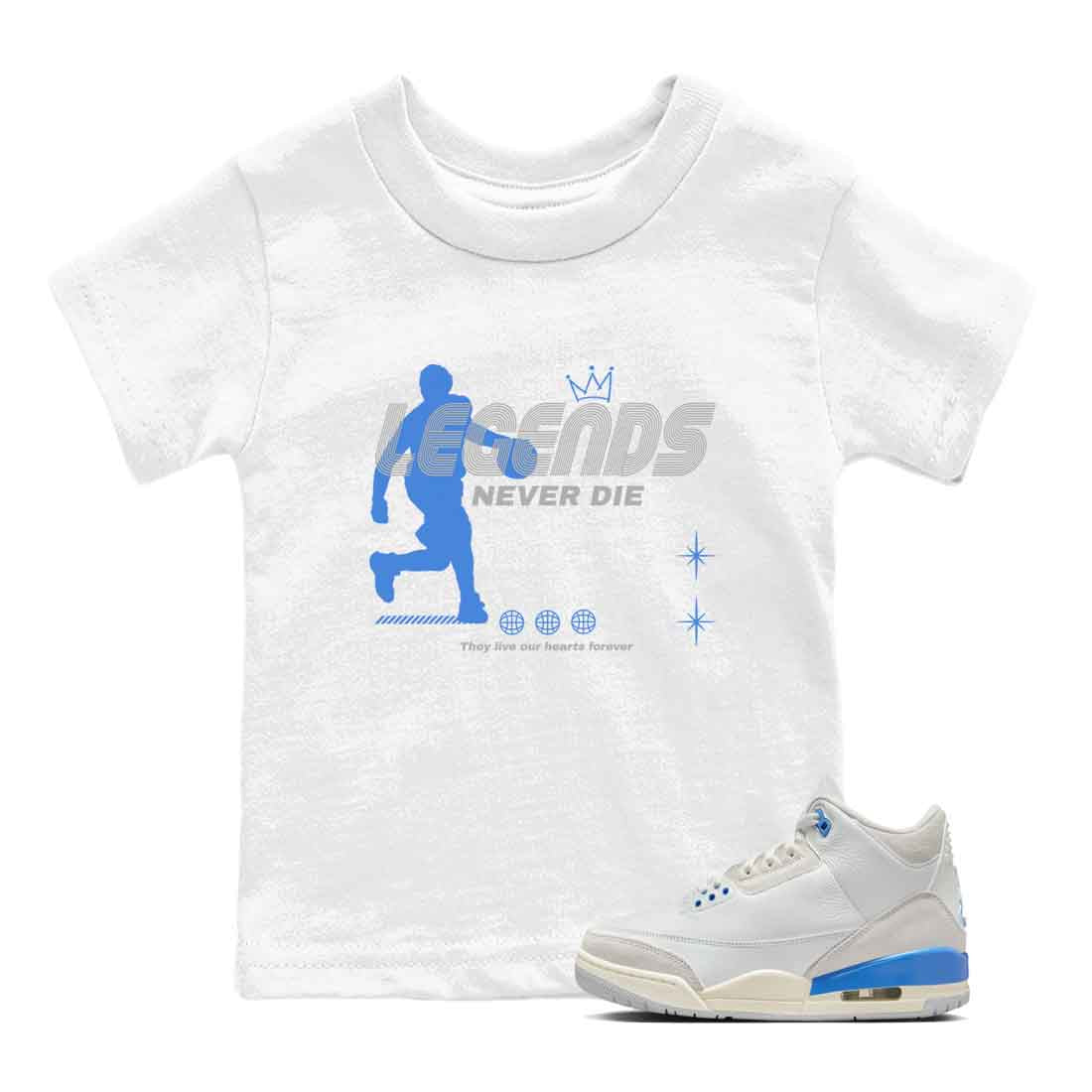 Legends Never Die snkmatch Tees Kids - Air Jordan 3 Lucky Shorts