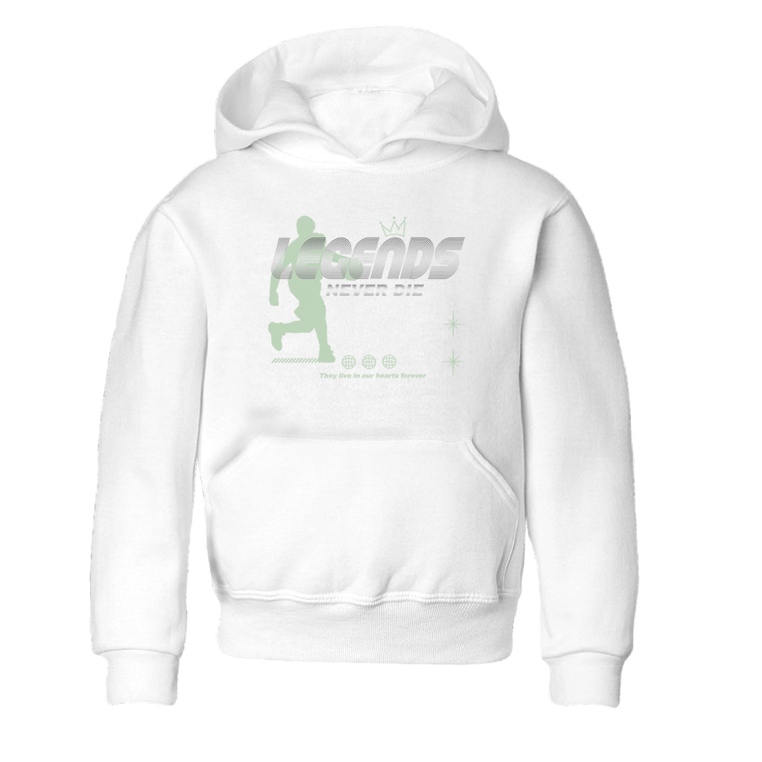 Legends Never Die snkmatch Tees Kids - Air Jordan 4 Abundance