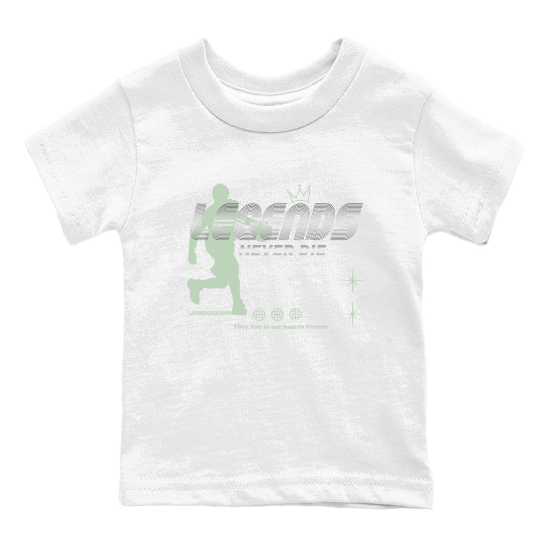 Legends Never Die snkmatch Tees Kids - Air Jordan 4 Abundance