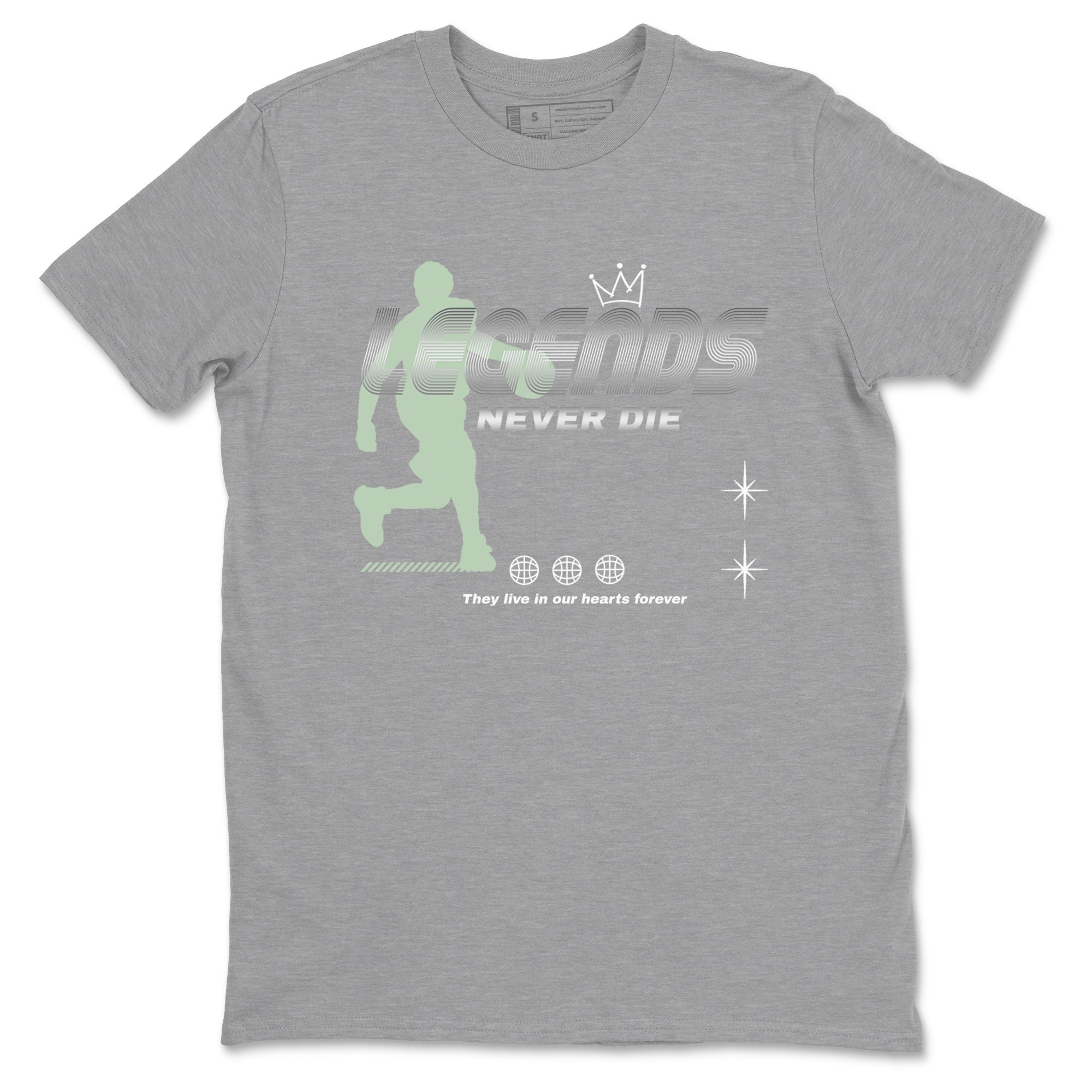 Legends Never Die snkmatch Tees - Air Jordan 4 Abundance