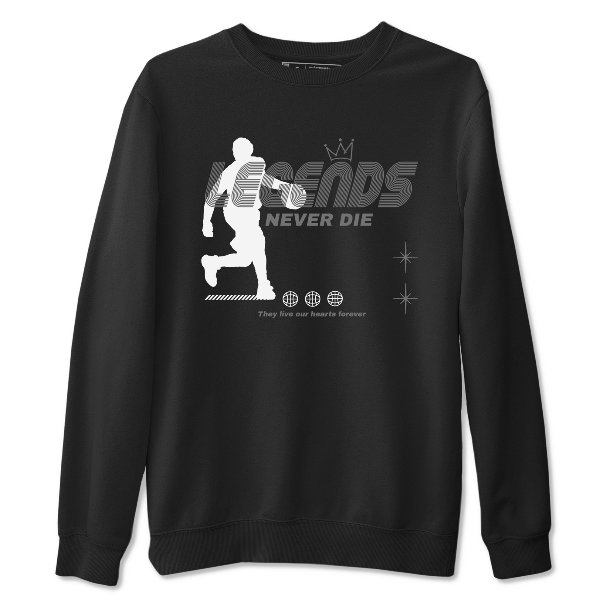 Legends Never Die snkmatch Tees - Air Jordan 4 Fear
