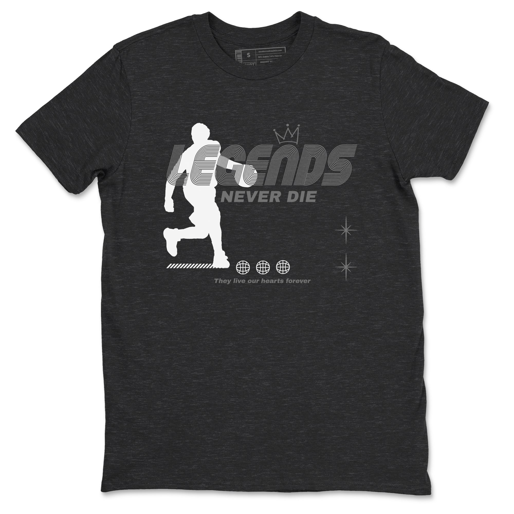 Legends Never Die snkmatch Tees - Air Jordan 4 Fear
