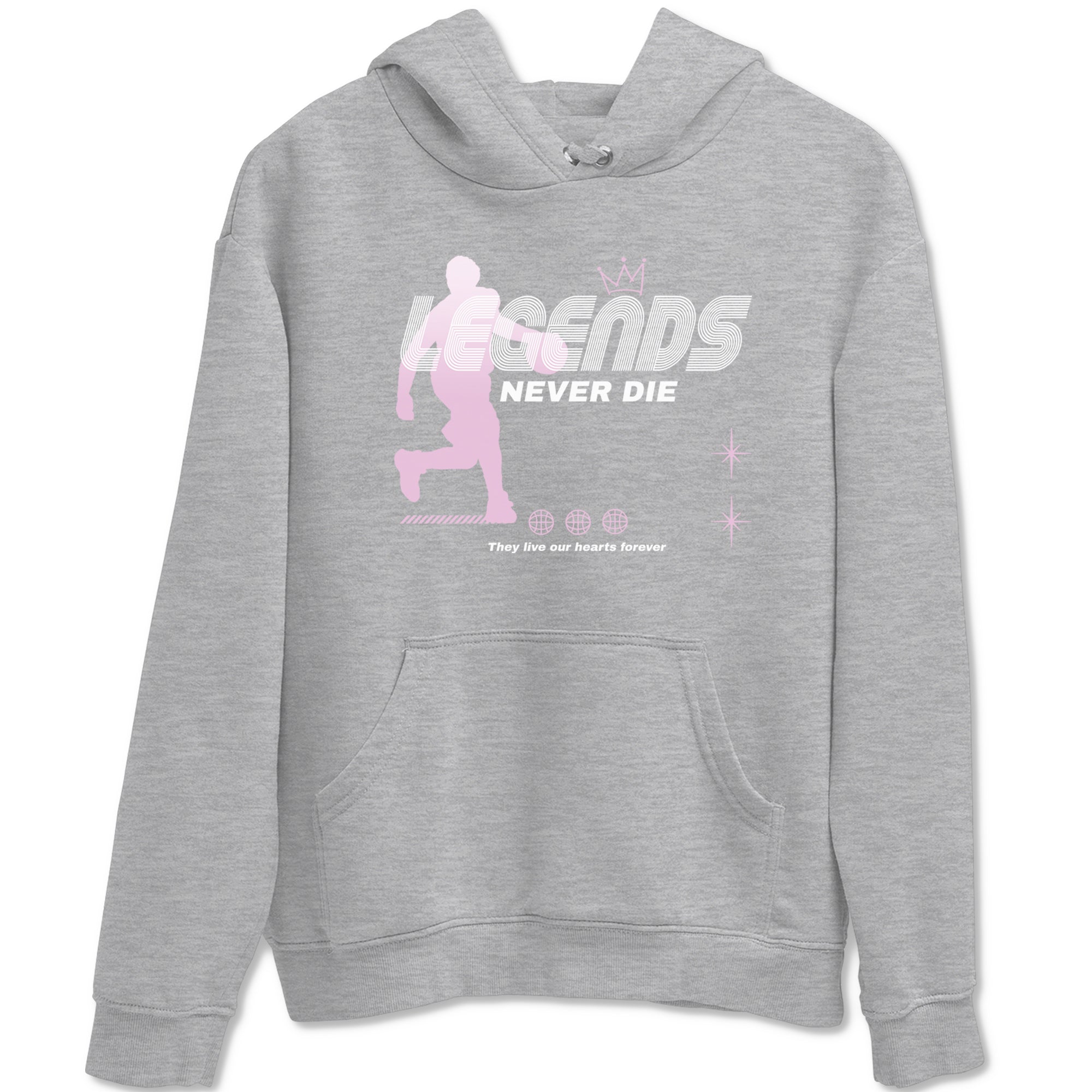 Legends Never Die snkmatch Tees - Air Jordan 4 Orchid