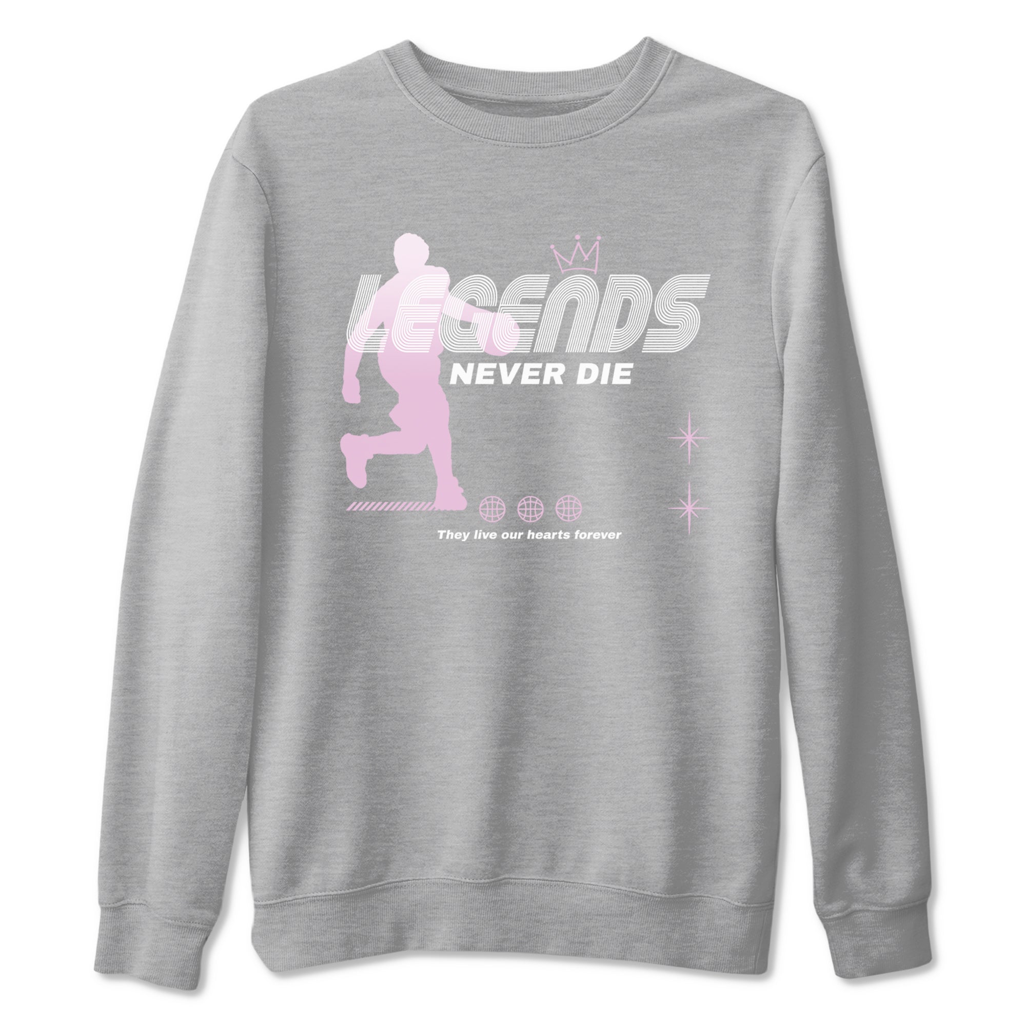 Legends Never Die snkmatch Tees - Air Jordan 4 Orchid
