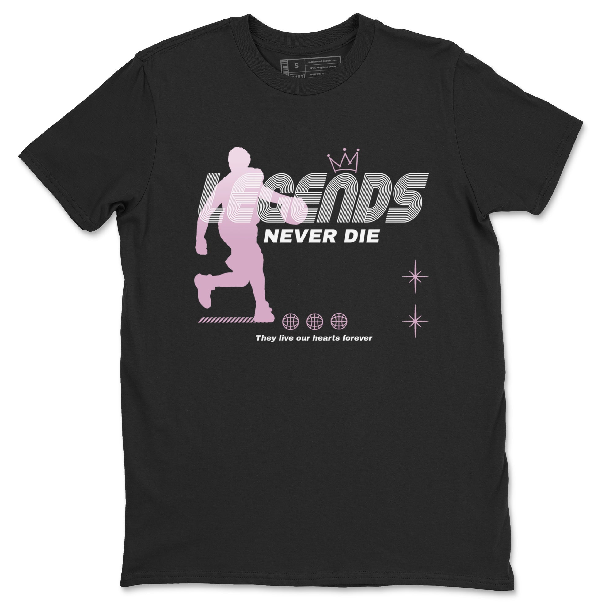 Legends Never Die snkmatch Tees - Air Jordan 4 Orchid