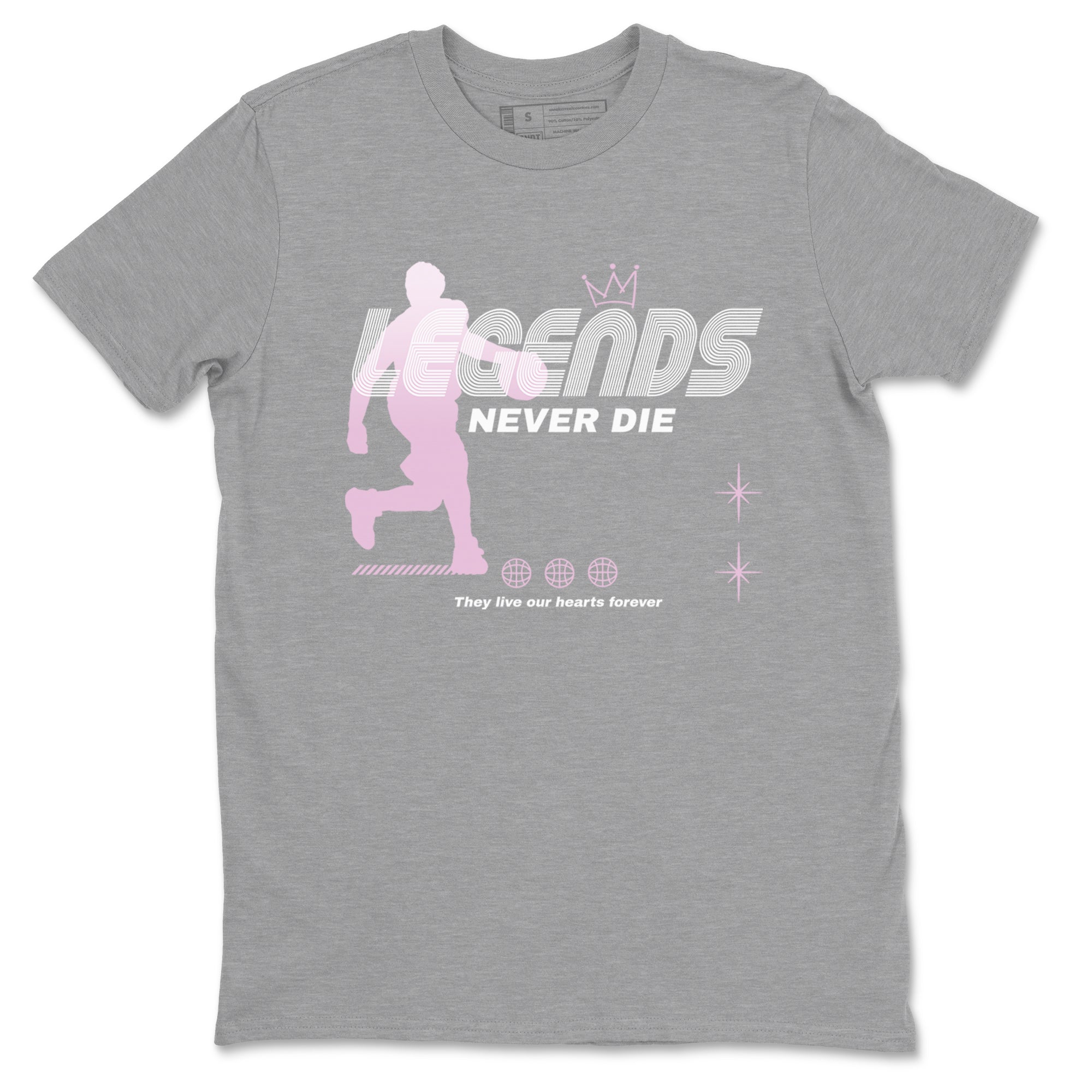 Legends Never Die snkmatch Tees - Air Jordan 4 Orchid