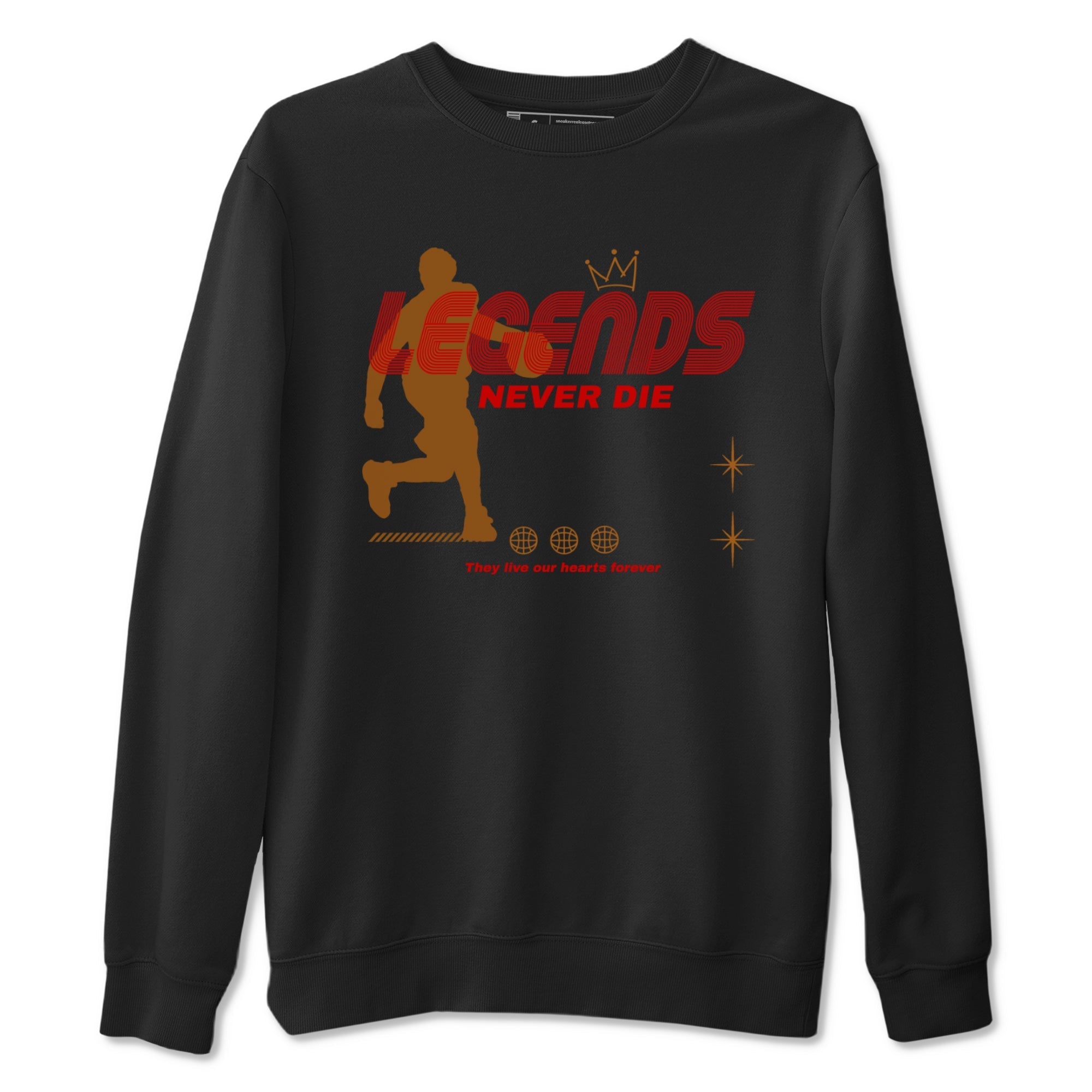Legends Never Die snkmatch Tees - Air Jordan 5 Archaeo Brown