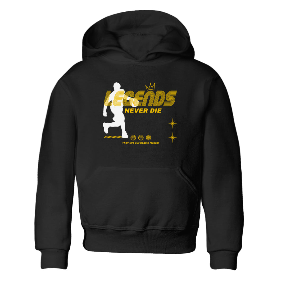 Legends Never Die snkmatch Tees Kids - Dunk High Pollen