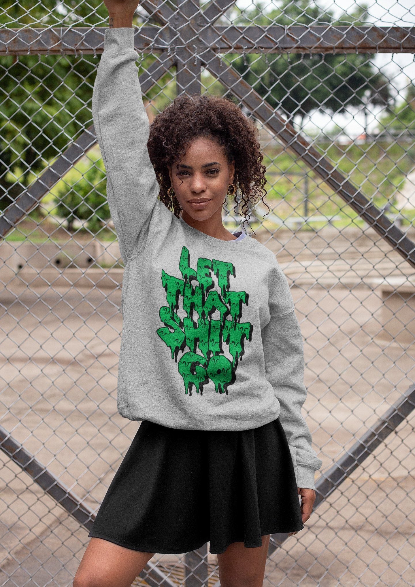 Let That Shit Go Unisex Tops - Air Jordan 3 Pine Green