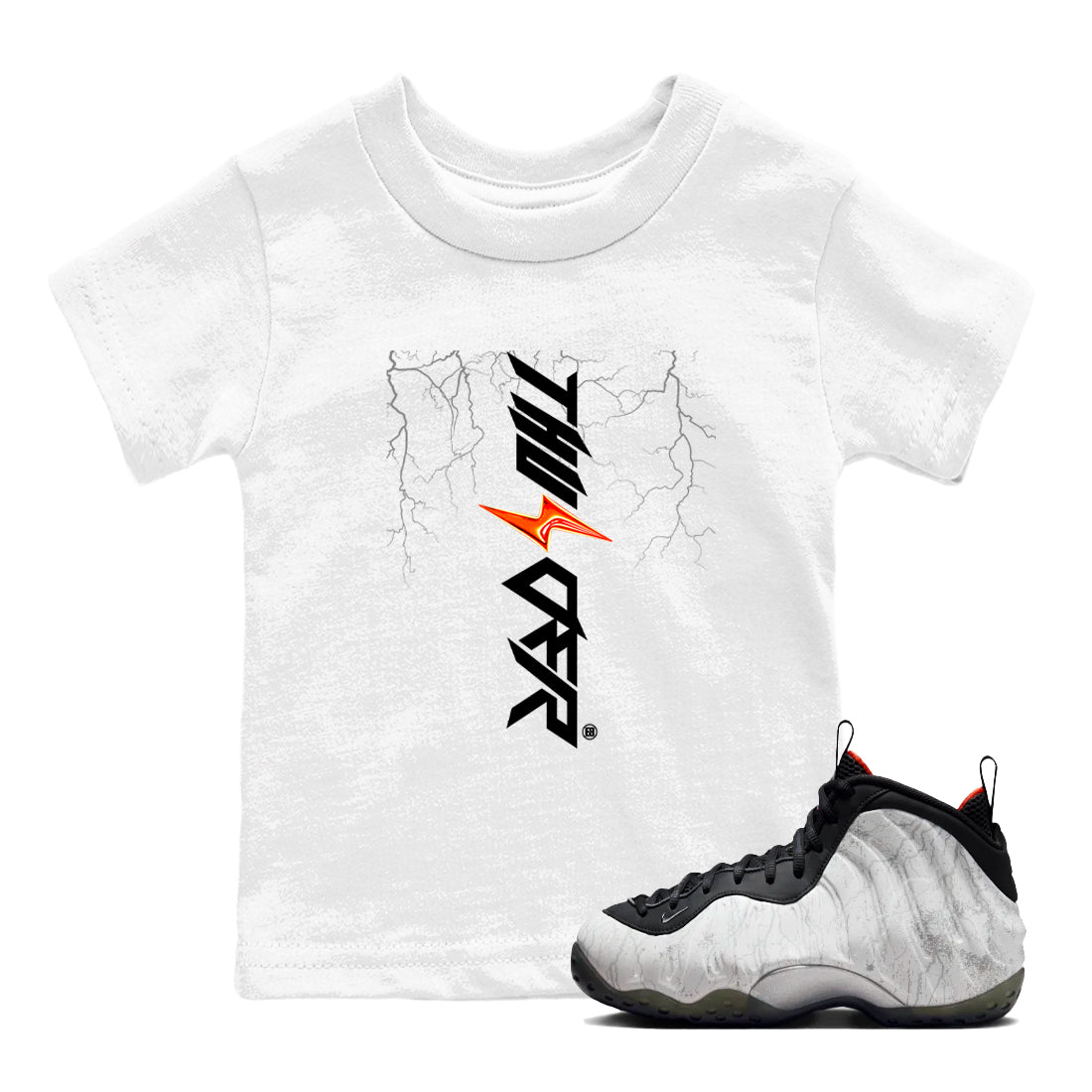 Lightning Thunder snkmatch Tees Kids - Air Foamposite One Jin