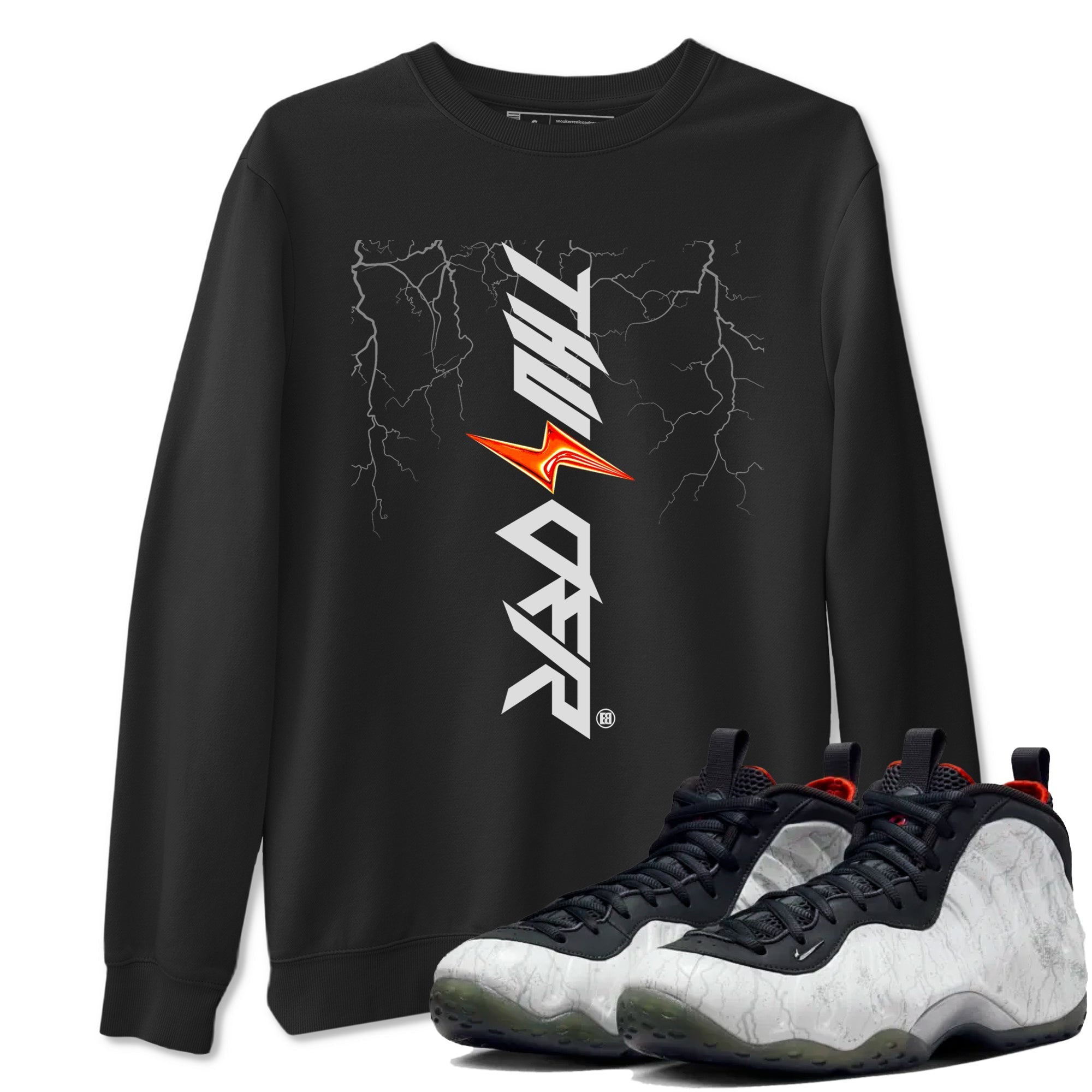 Lightning Thunder snkmatch Tees - Air Foamposite One Jin