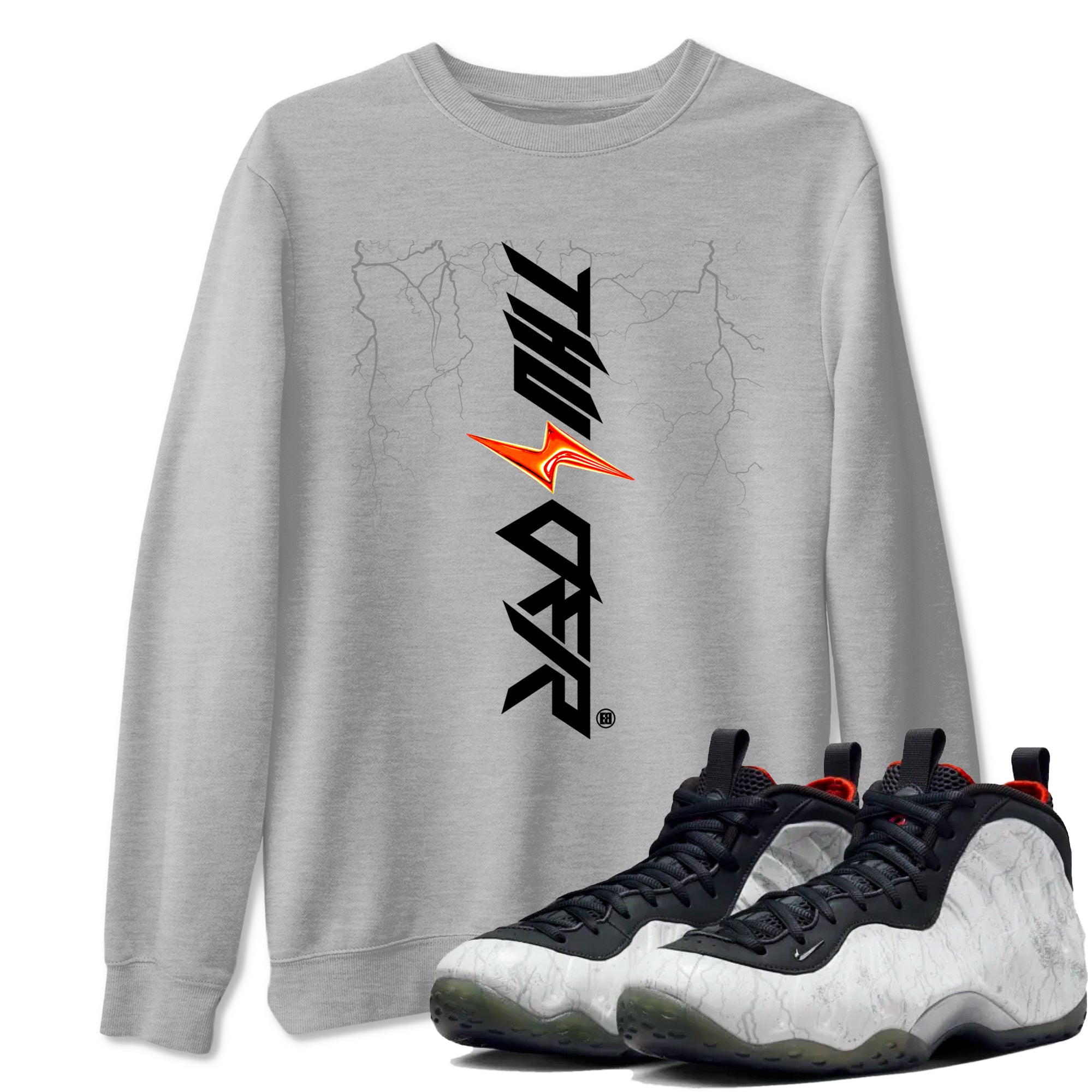 Lightning Thunder snkmatch Tees - Air Foamposite One Jin