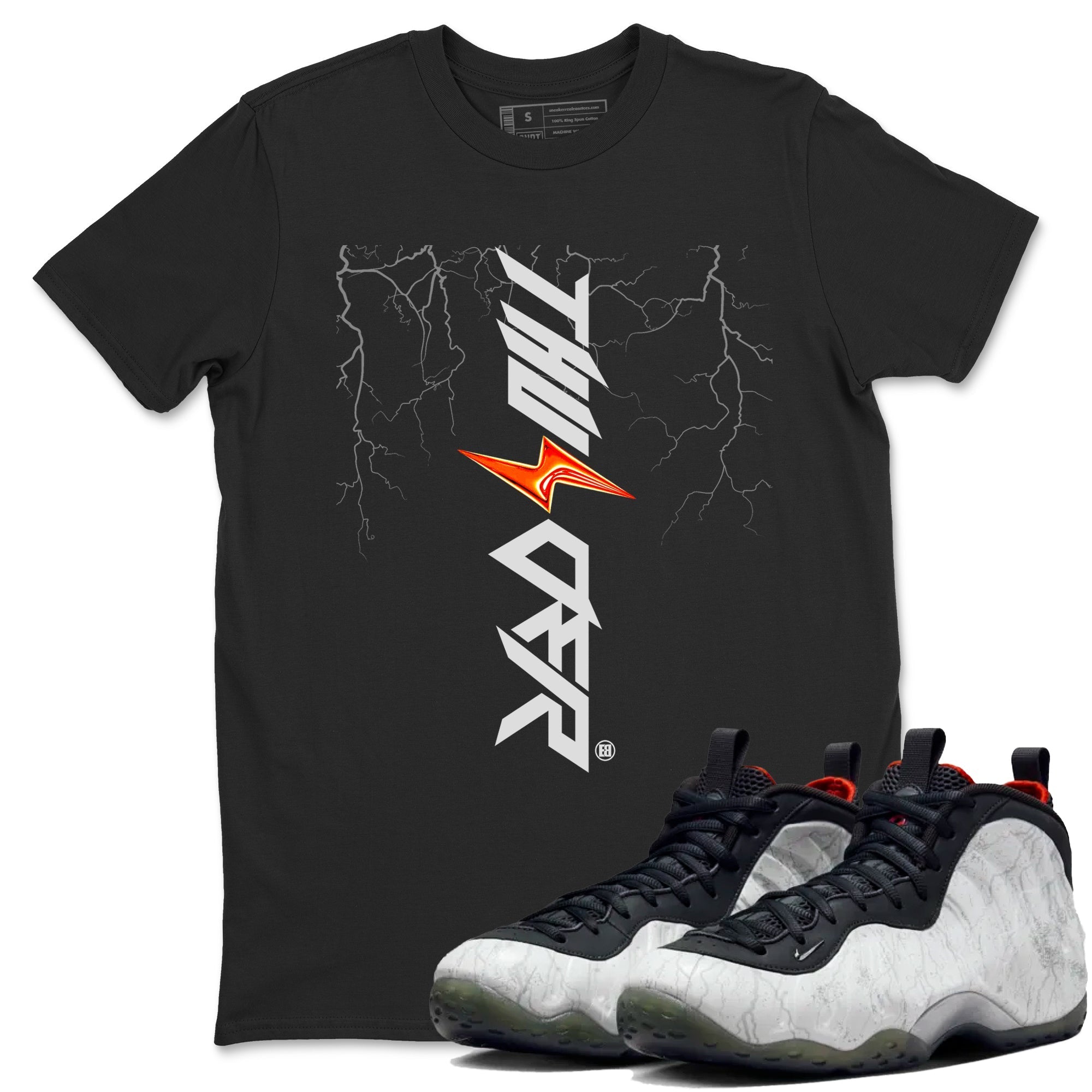 Lightning Thunder snkmatch Tees - Air Foamposite One Jin